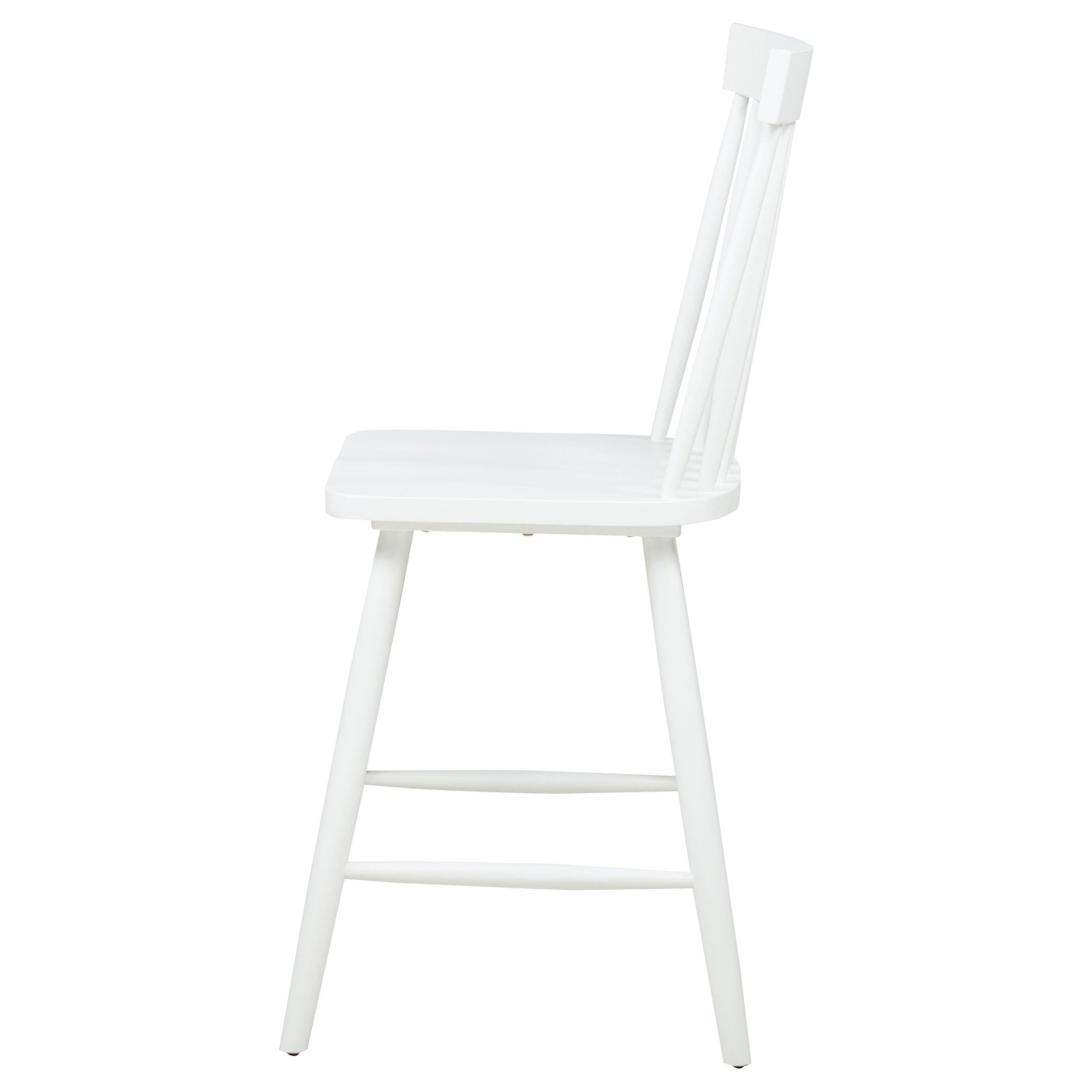  Coaster Furniture Andrews 122509WHT Set of 2 Windsor Counter Height Dining Side Chair - White IMAGE 5