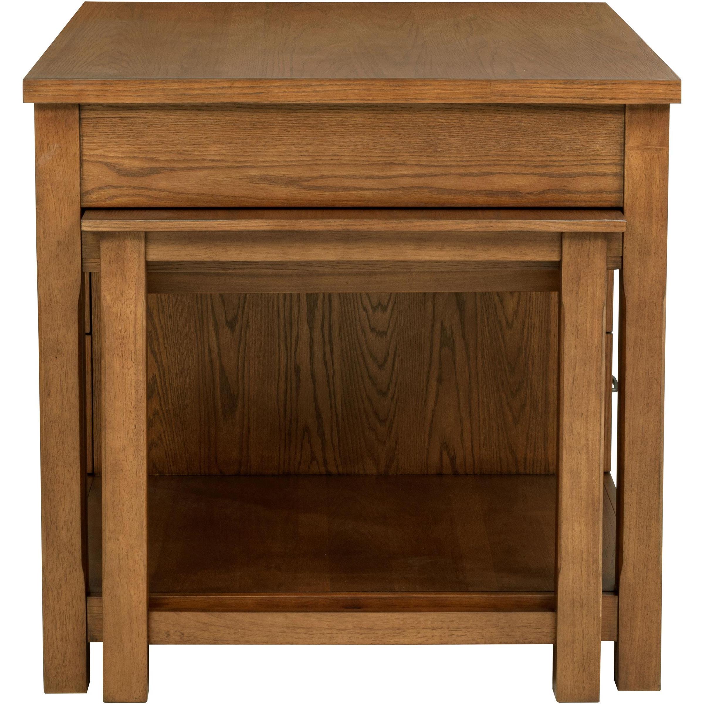  Coaster Furniture Mayfair 182446 3-piece Kitchen Island with Extension Table - Dark Oak IMAGE 8