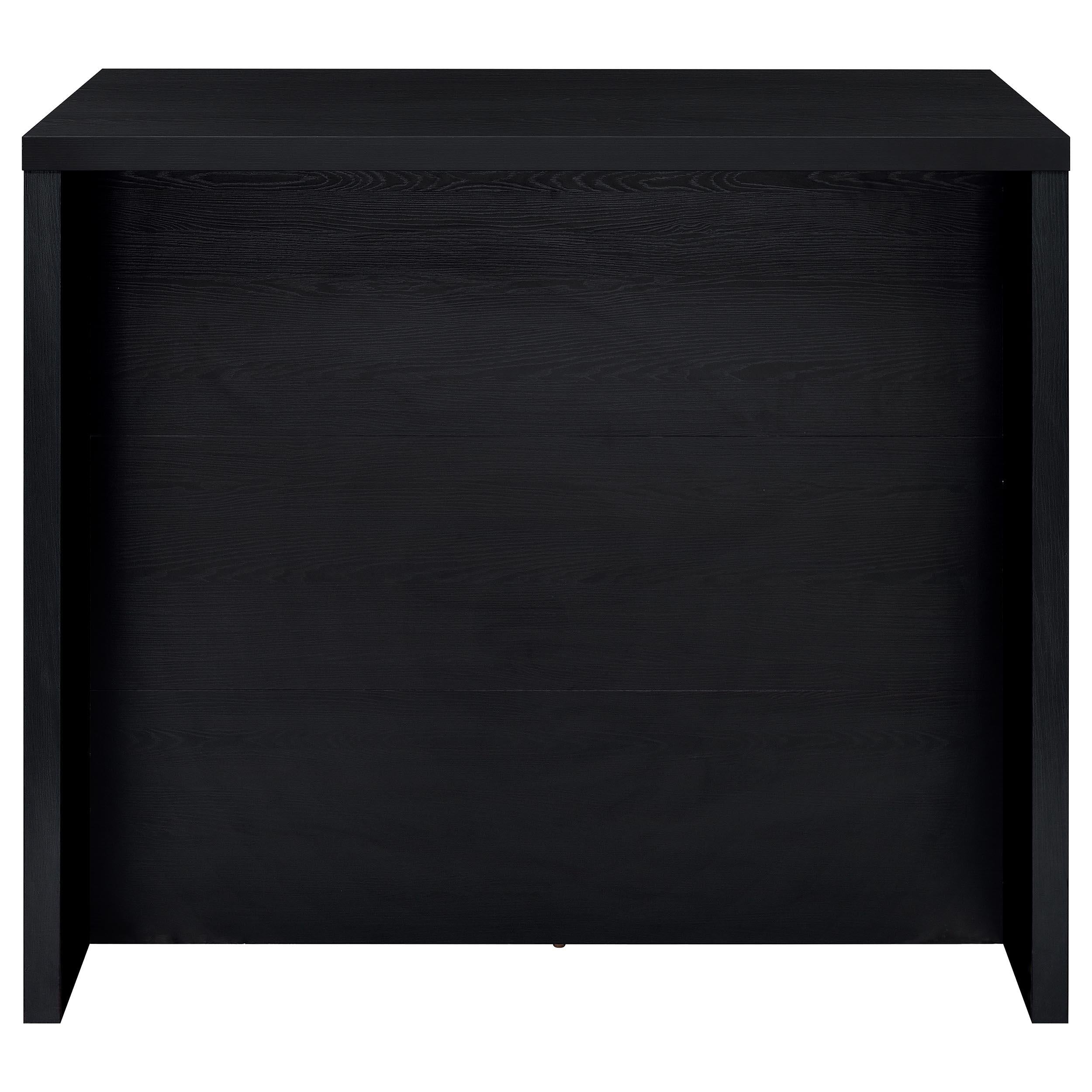  Coaster Furniture Topanga 182784 Engineered Wood Freestanding Home Bar - Black IMAGE 5