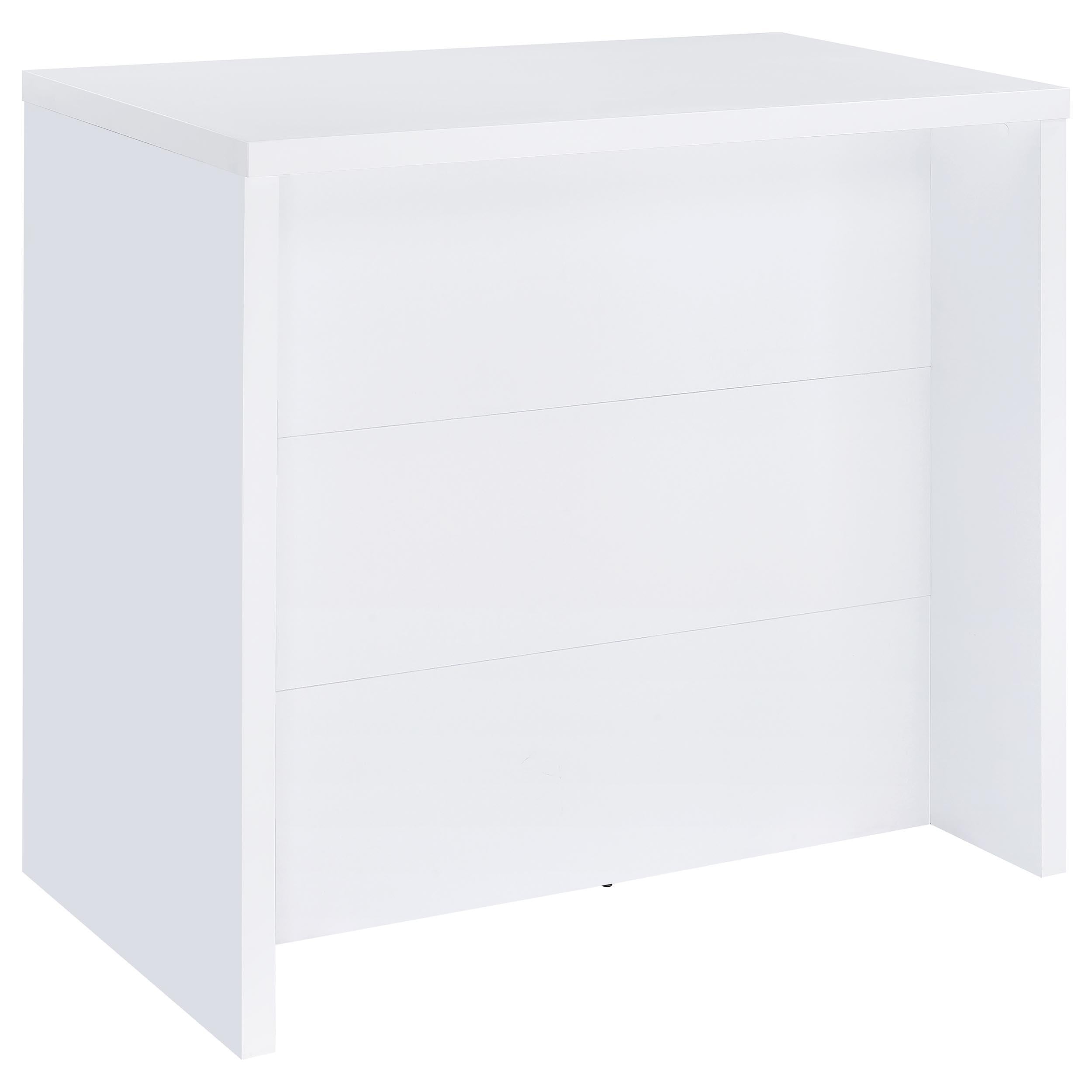  Coaster Furniture Topanga 182786 Engineered Wood Freestanding Home Bar - White IMAGE 3