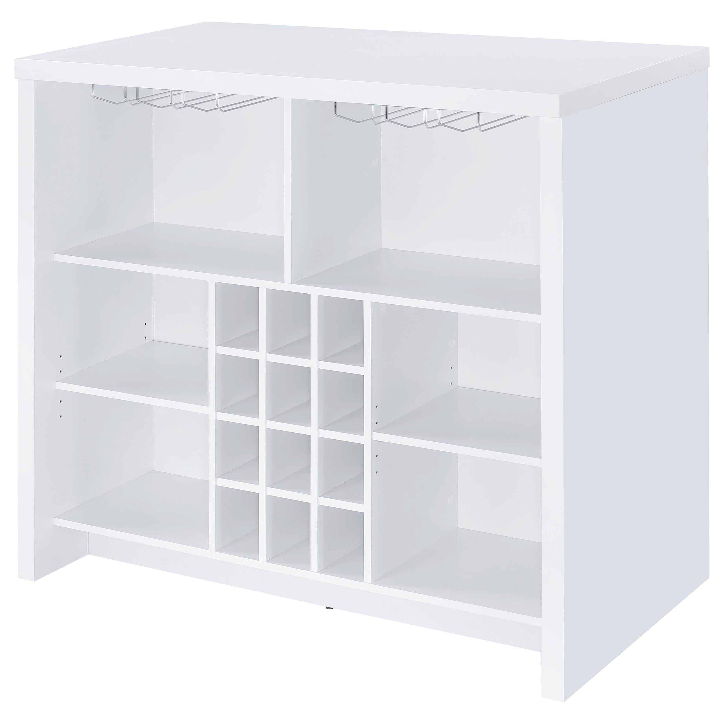  Coaster Furniture Topanga 182786 Engineered Wood Freestanding Home Bar - White IMAGE 4