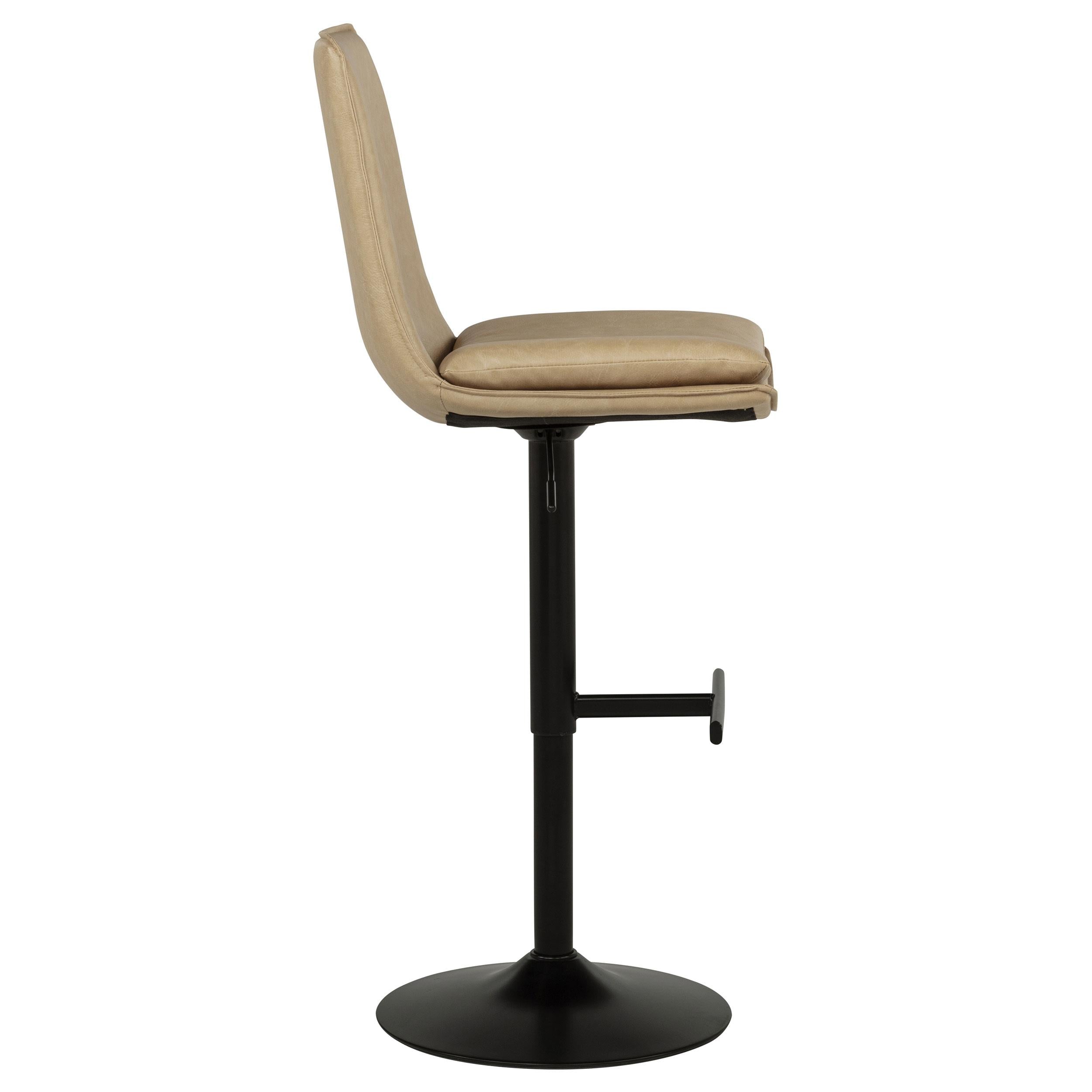  Coaster Furniture Eldridge 182957TAN Faux Leather Upholstered Adjustable Bar Stool - Coffee Tan IMAGE 10