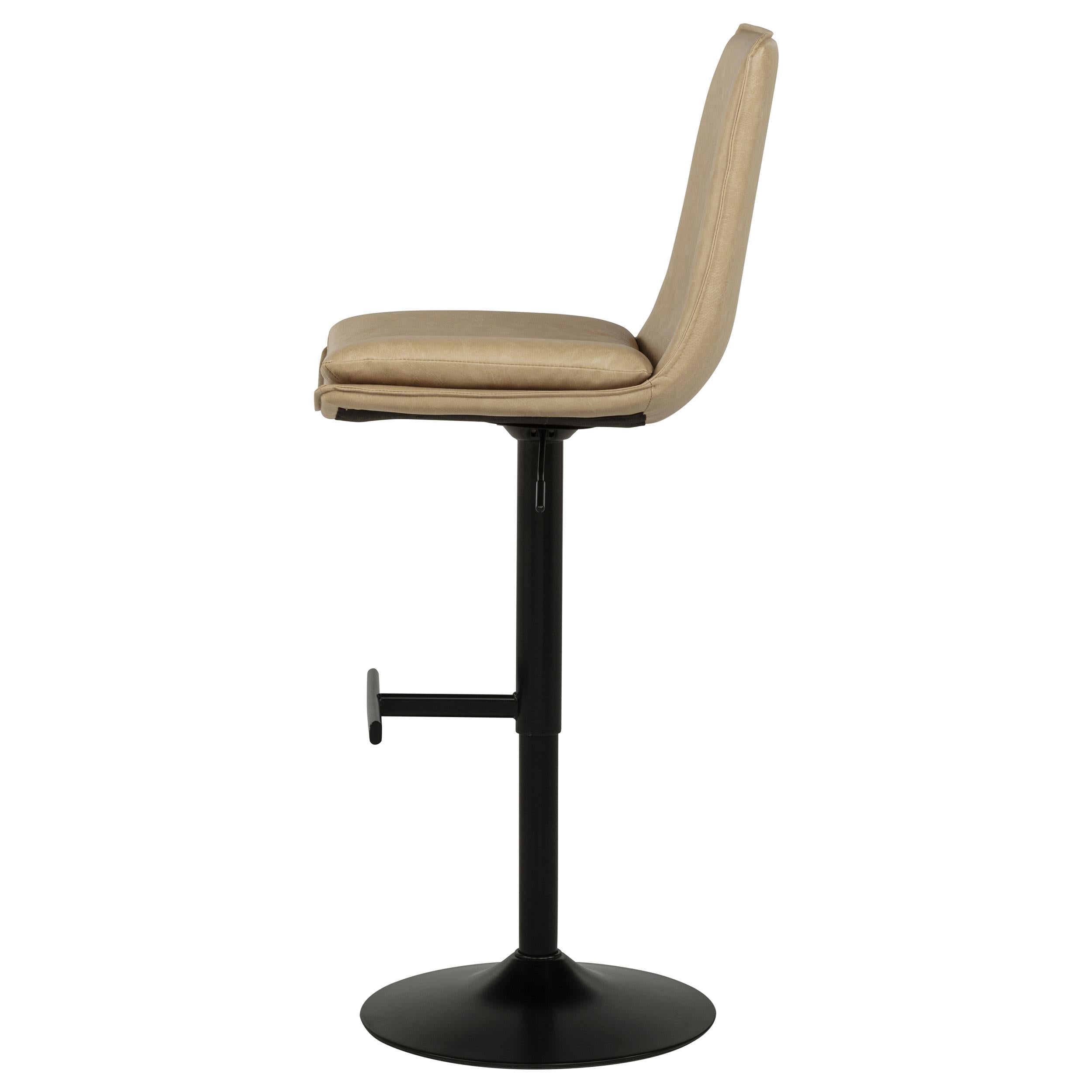  Coaster Furniture Eldridge 182957TAN Faux Leather Upholstered Adjustable Bar Stool - Coffee Tan IMAGE 8