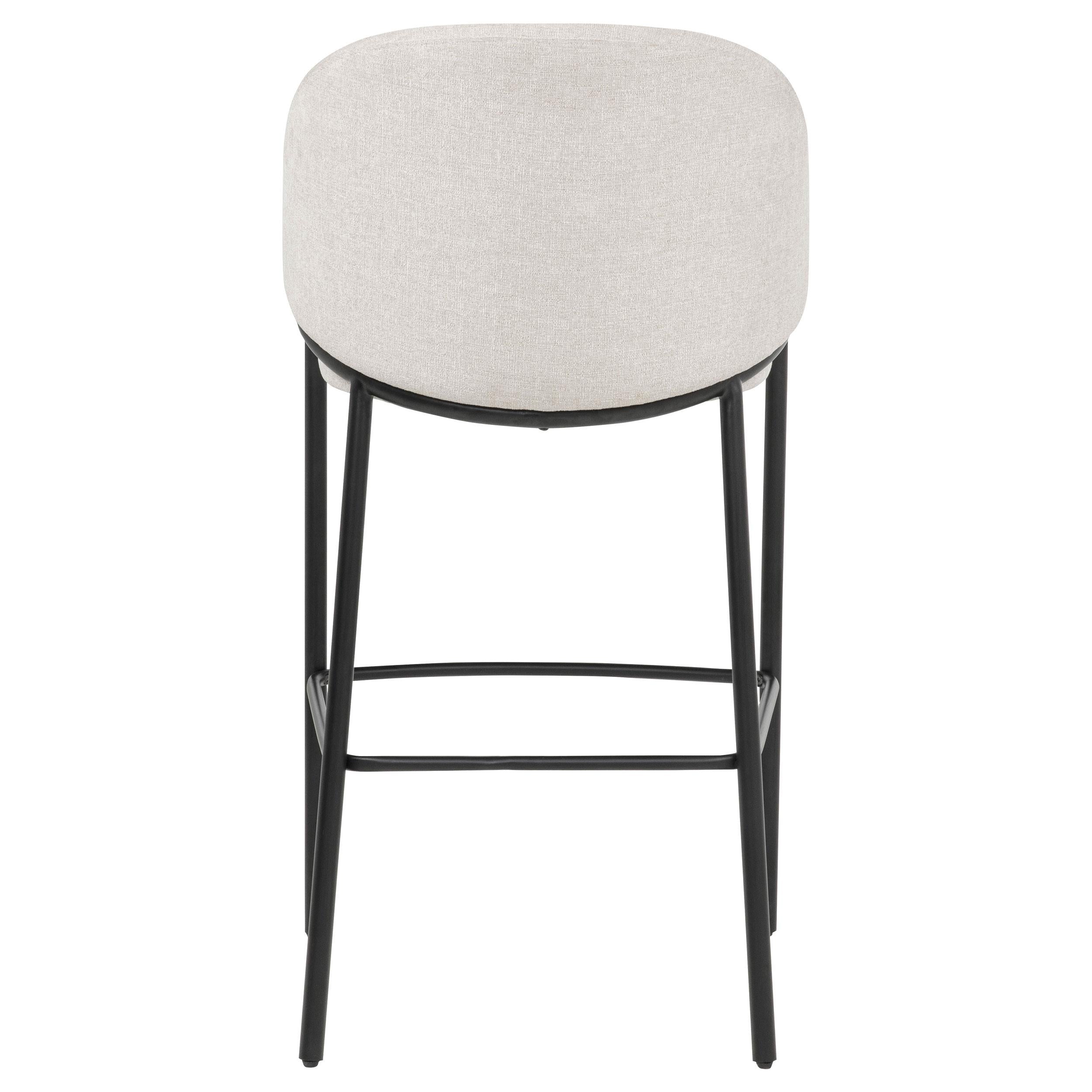  Coaster Furniture Chadwick 183437N Set of 2 Fabric Upholstered Bar Chair - Beige IMAGE 7