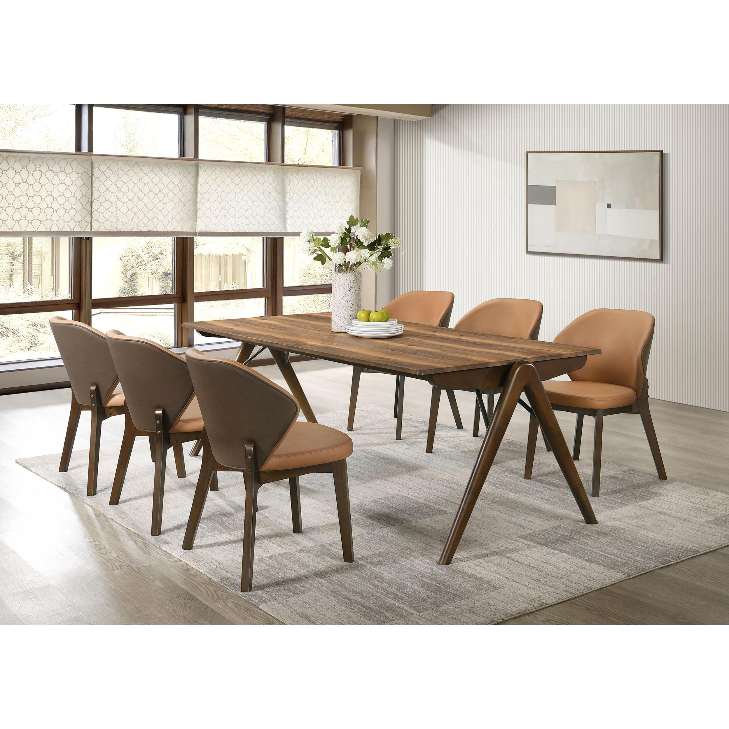 Coaster Furniture Randolph 192522 Set of 2 Dining Side Chair - Butterscotch/Brown IMAGE 15