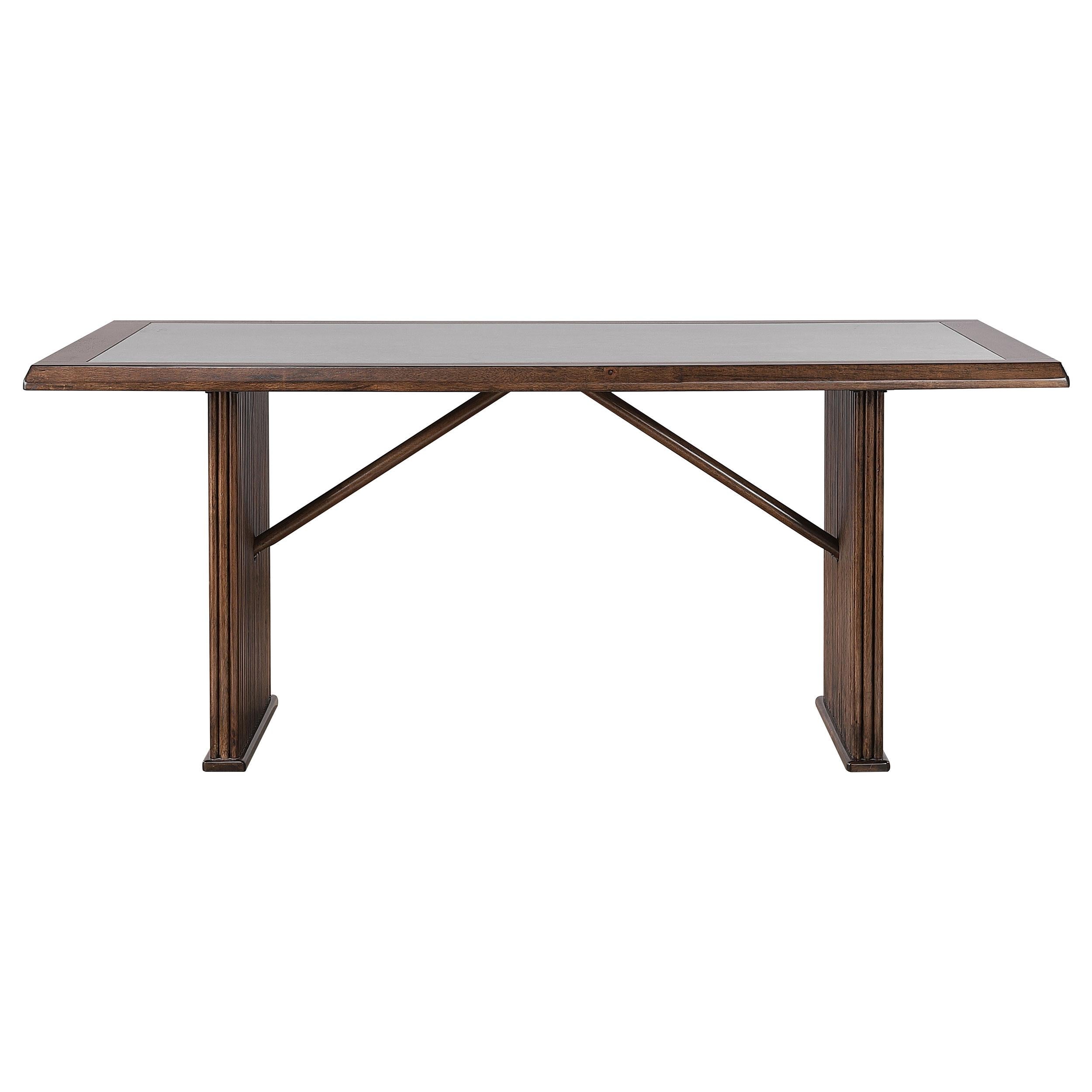  Coaster Furniture Sherwood 193591 72-inch Rectangular Dining Table - Brown IMAGE 3