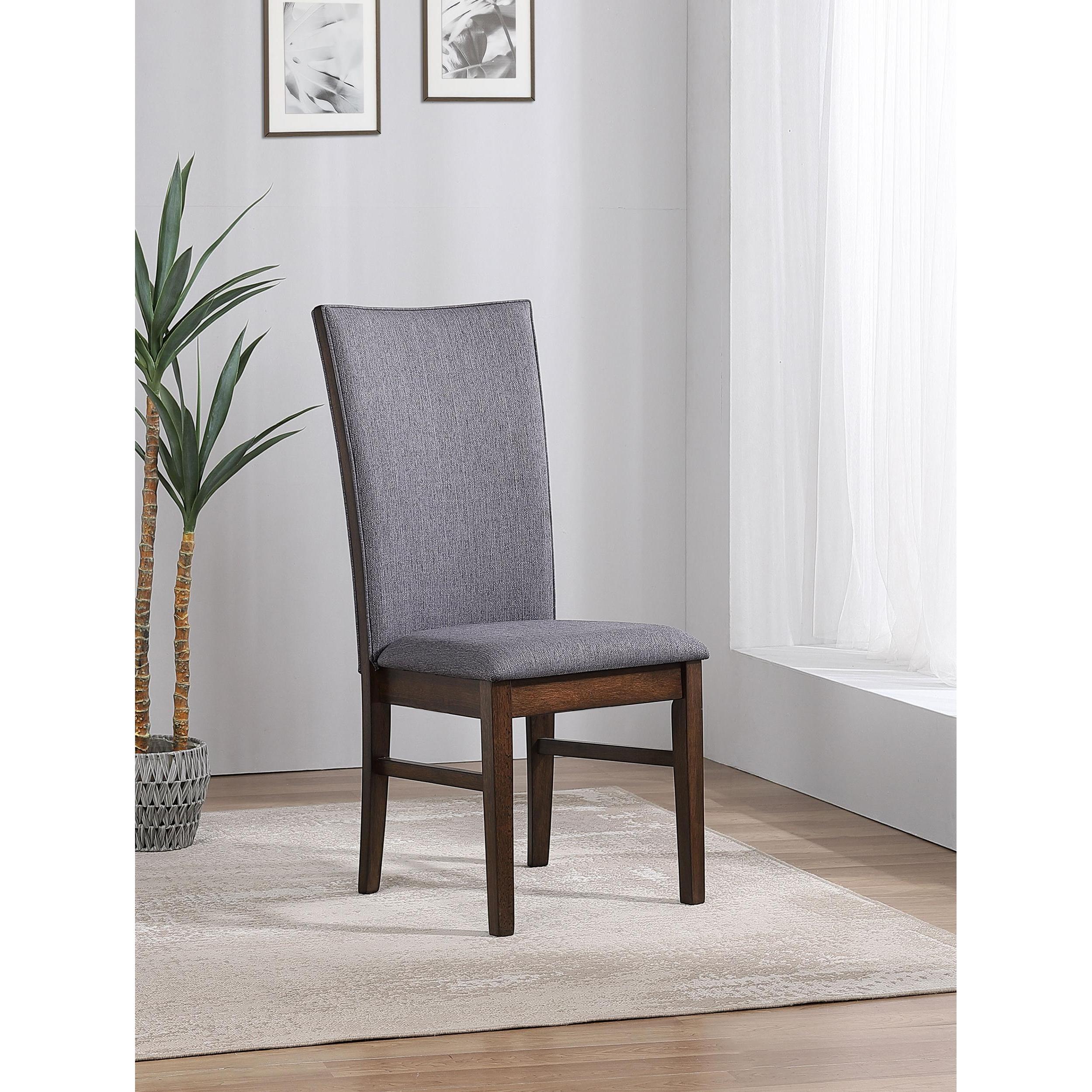  Coaster Furniture Sherwood 193592 Set of 2 Upholstered Dining Side Chair - Grey IMAGE 2