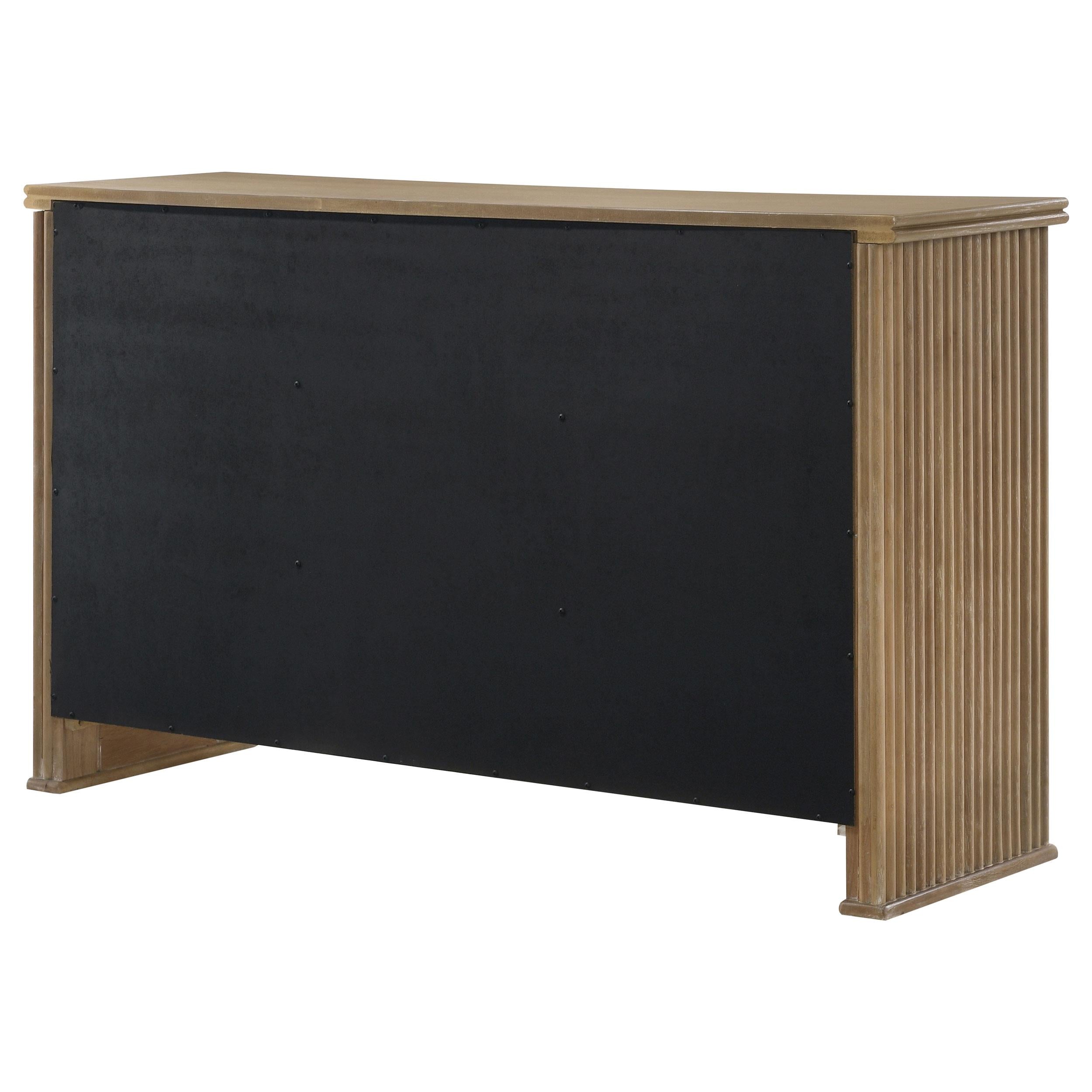  Coaster Furniture Adina 193615 3-door 59-inch Sideboard Server  - Distressed Light Brown IMAGE 4