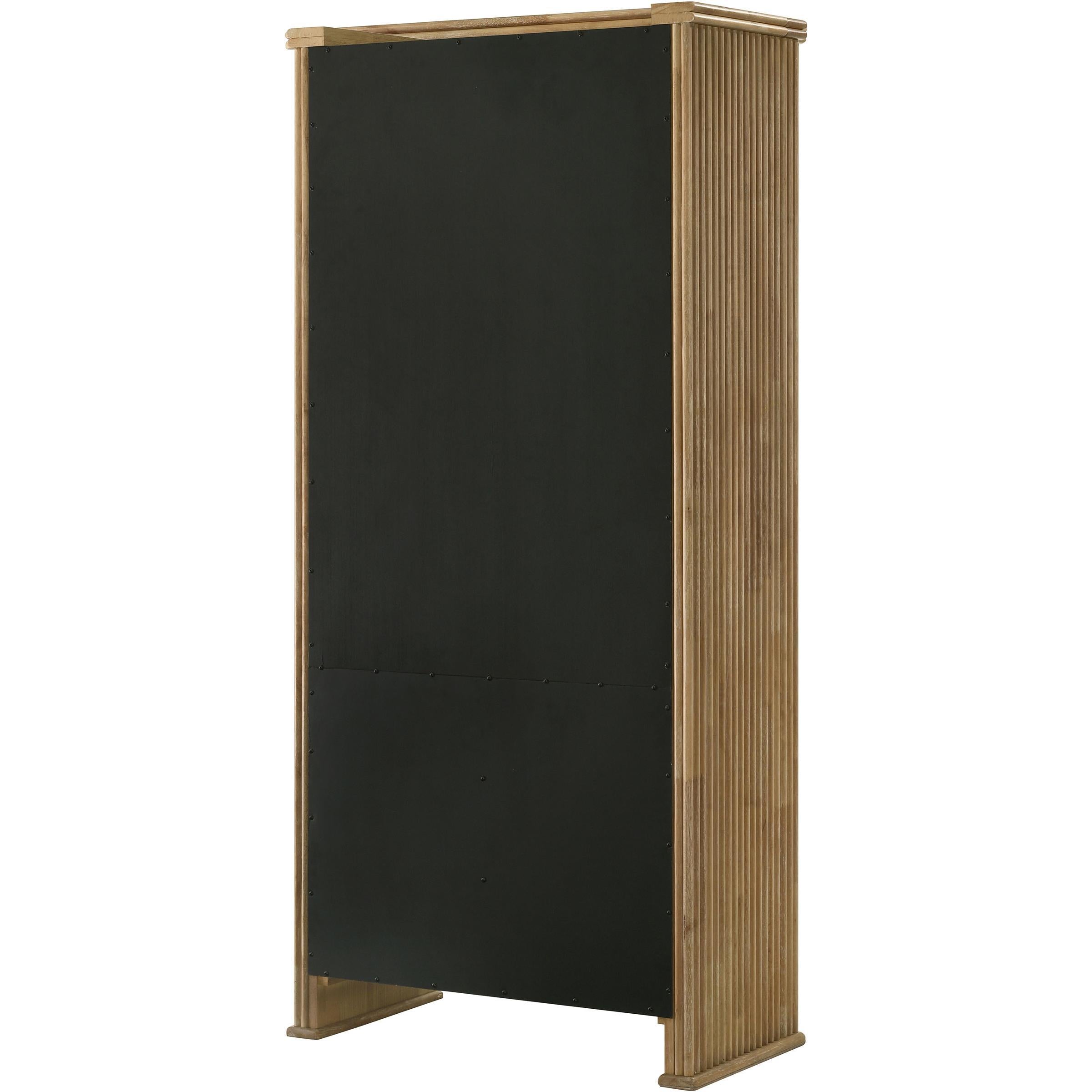  Coaster Furniture Adina 193616 77-inch Tall Display Cabinet  - Distressed Light Brown IMAGE 10