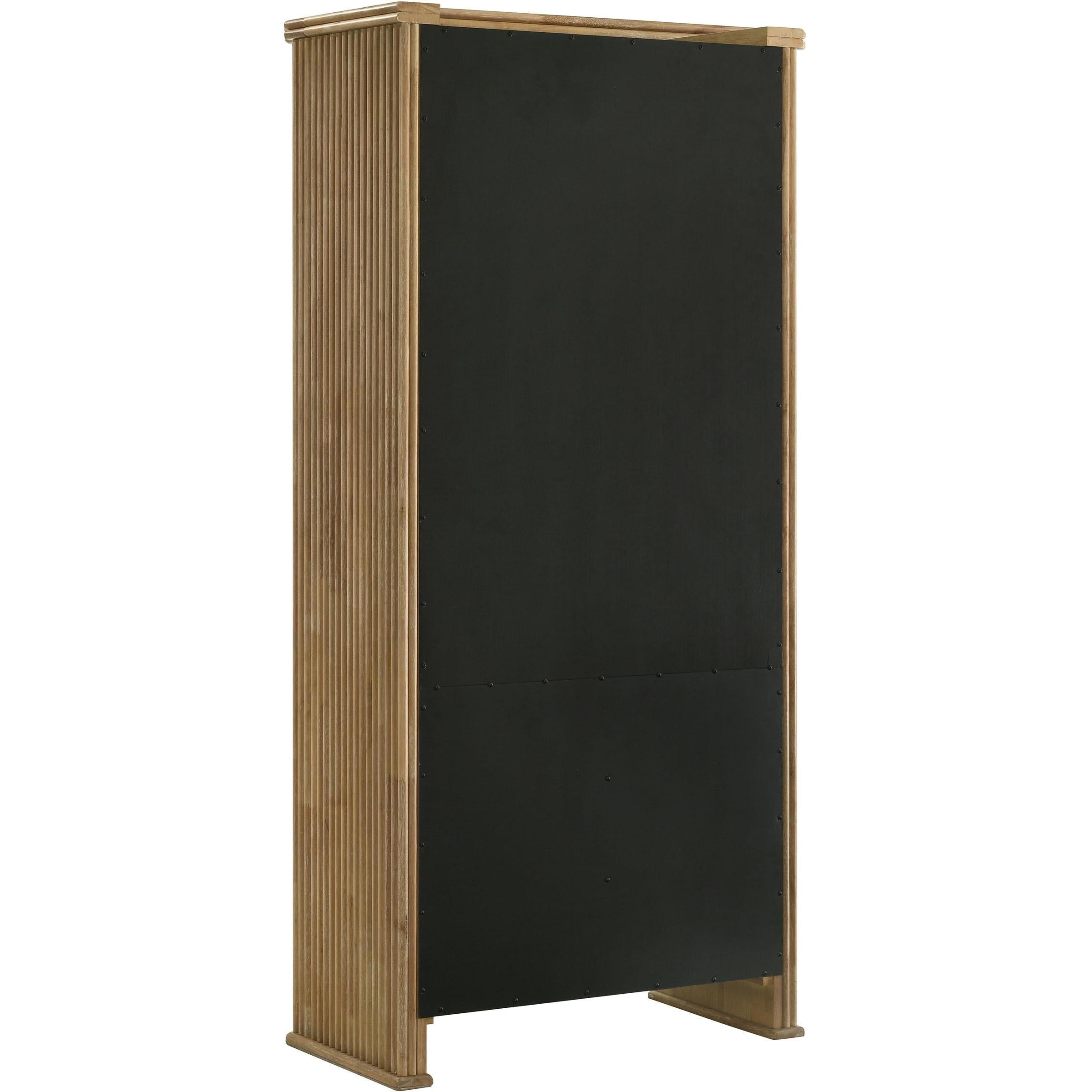  Coaster Furniture Adina 193616 77-inch Tall Display Cabinet  - Distressed Light Brown IMAGE 8