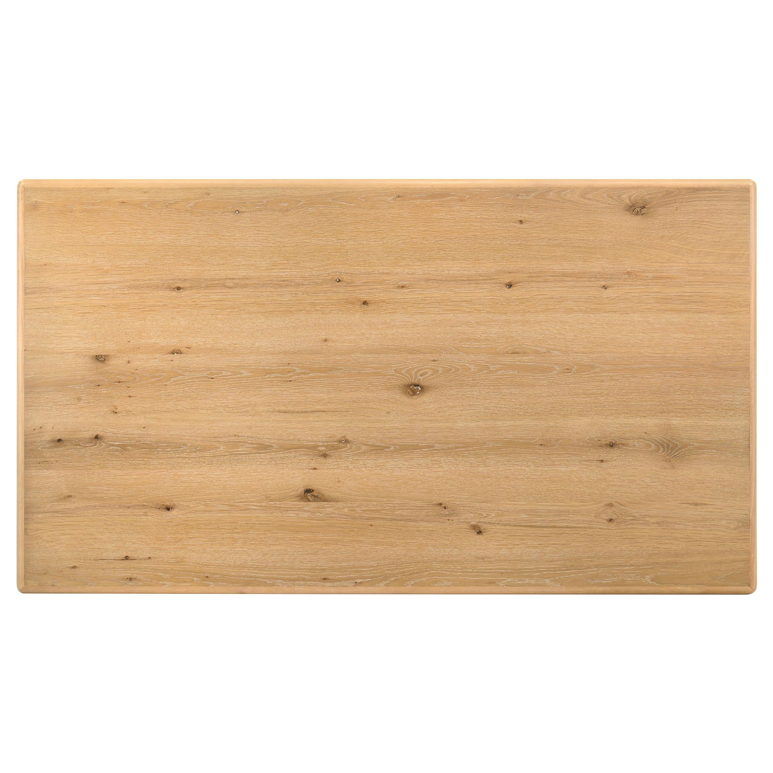  Coaster Furniture Duncan 193651 71-inch Rectangular Wood Dining Room Table - Washed Oak IMAGE 7