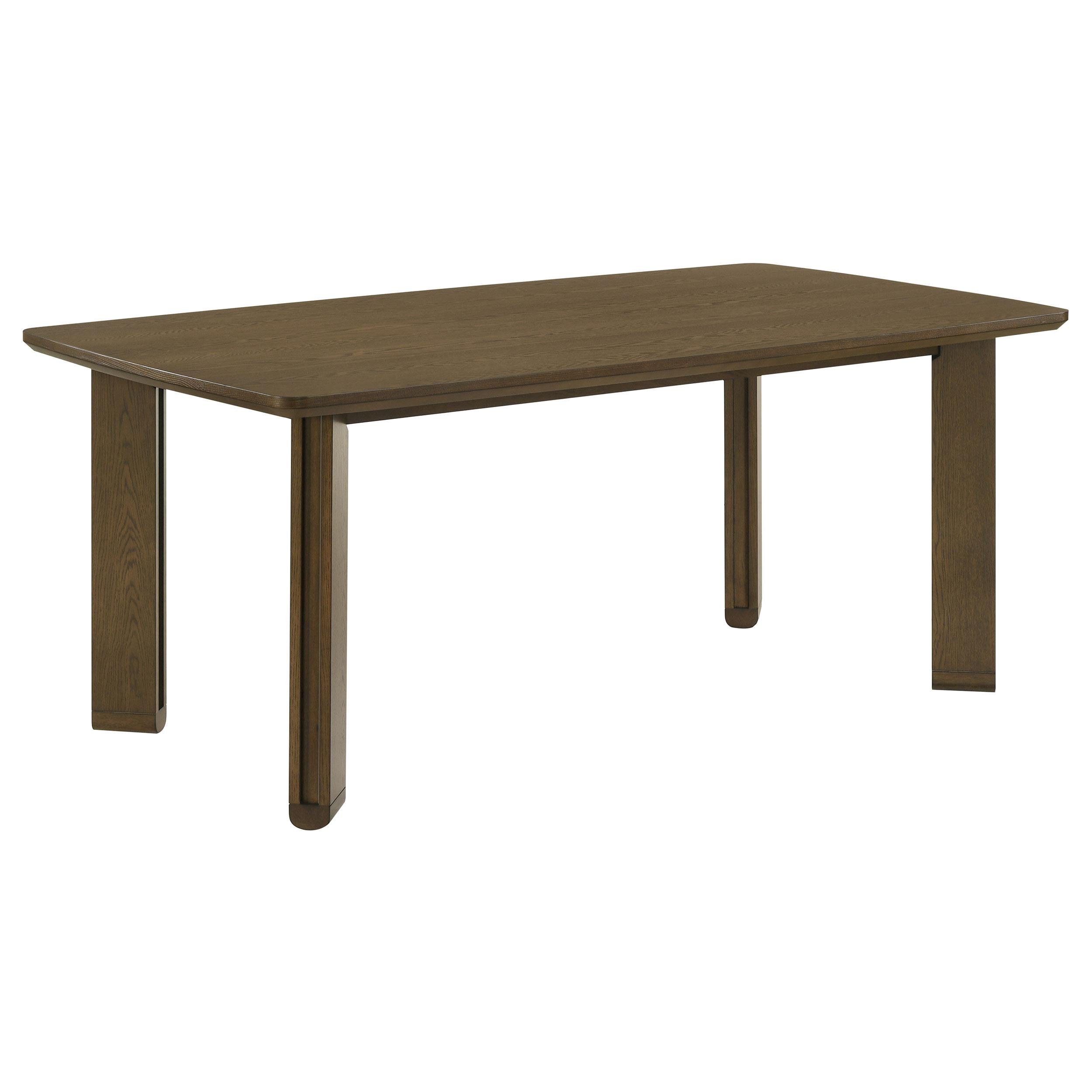  Coaster Furniture Ottowa 193661 71-inch Rectangular Wood Dining Table - Brown IMAGE 4