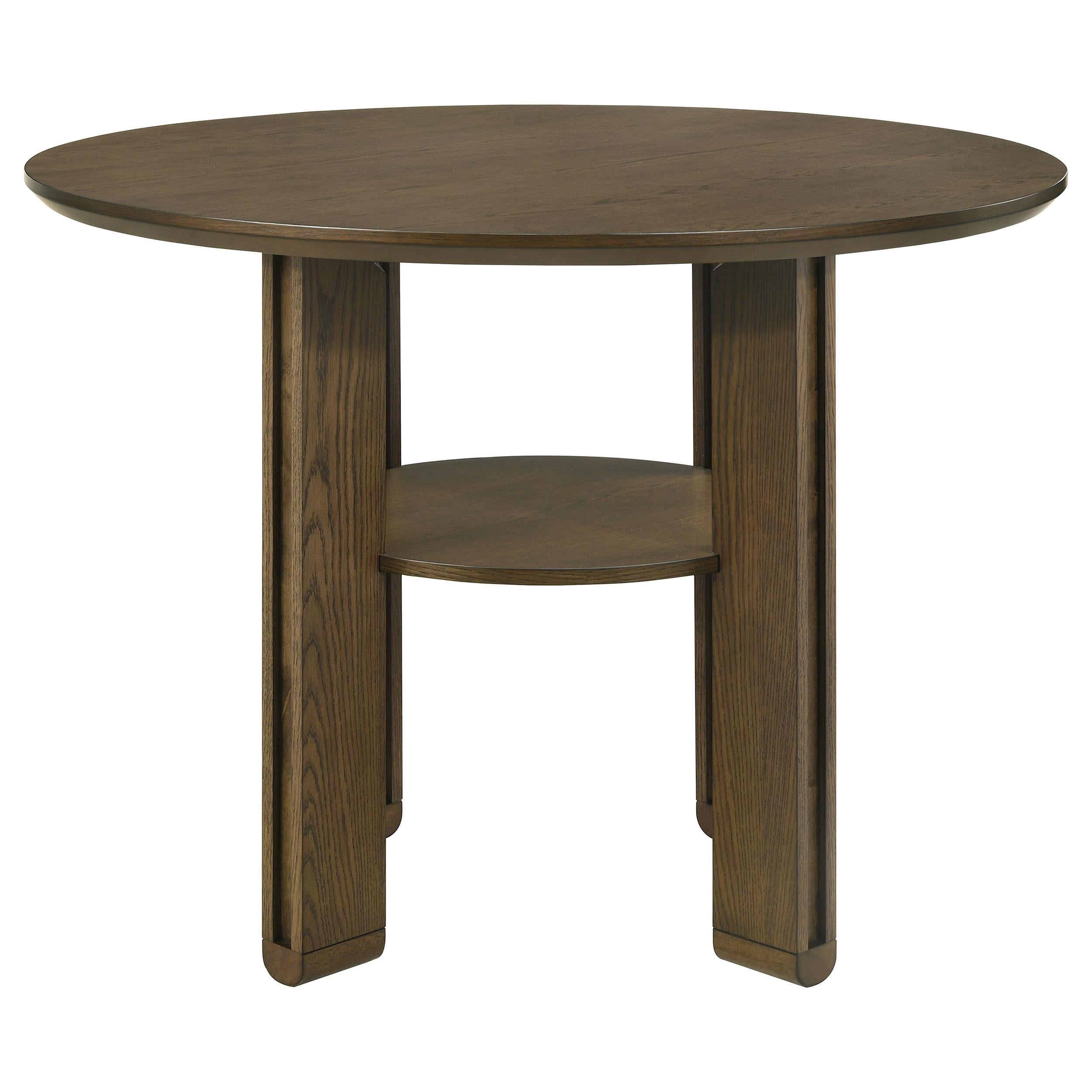 Coaster Furniture Ottowa 193668 47-inch Round Counter Height Dining Table - Brown IMAGE 2
