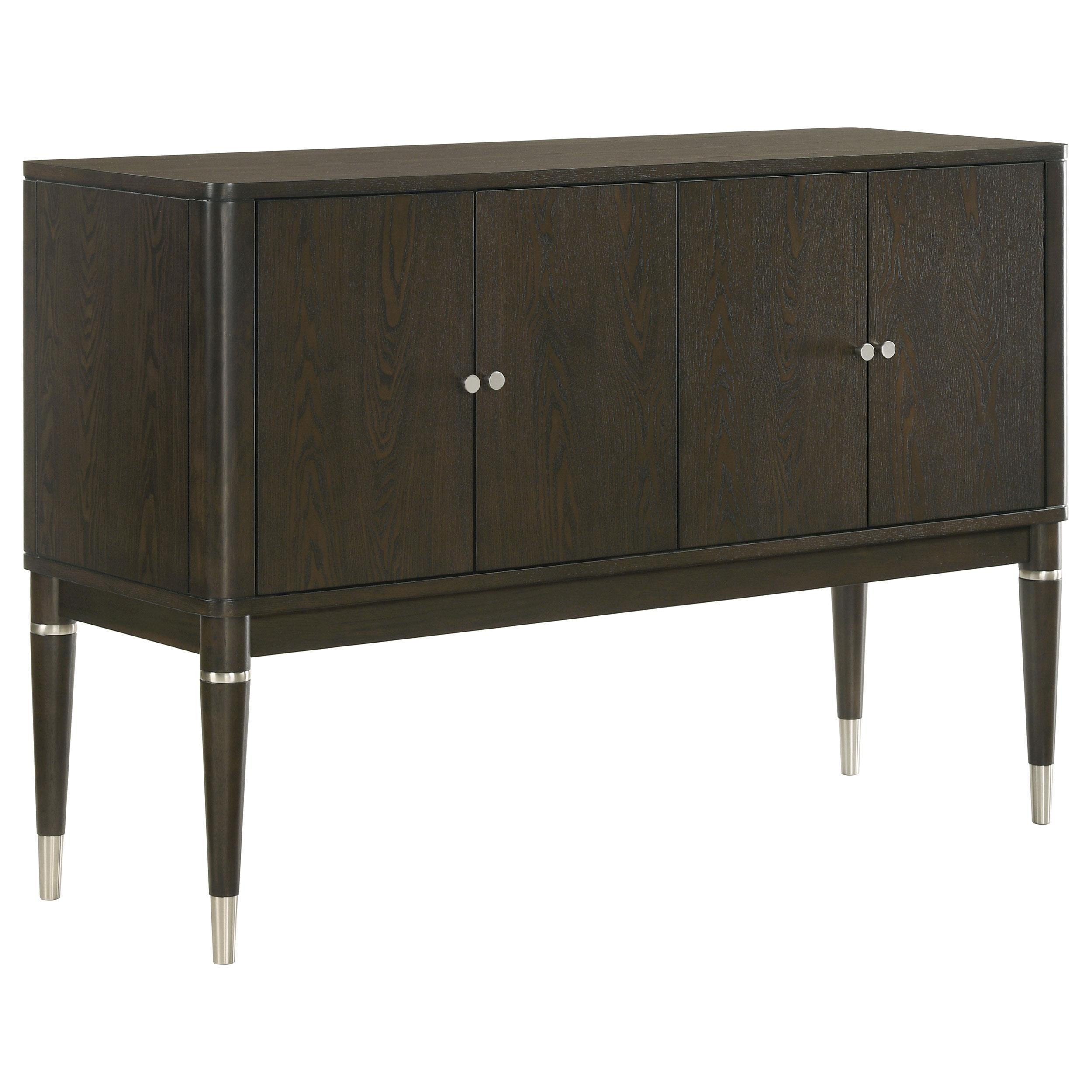  Coaster Furniture Reseda 193675 4-door Dining Sideboard Server with Shelves - Ash Brown IMAGE 1