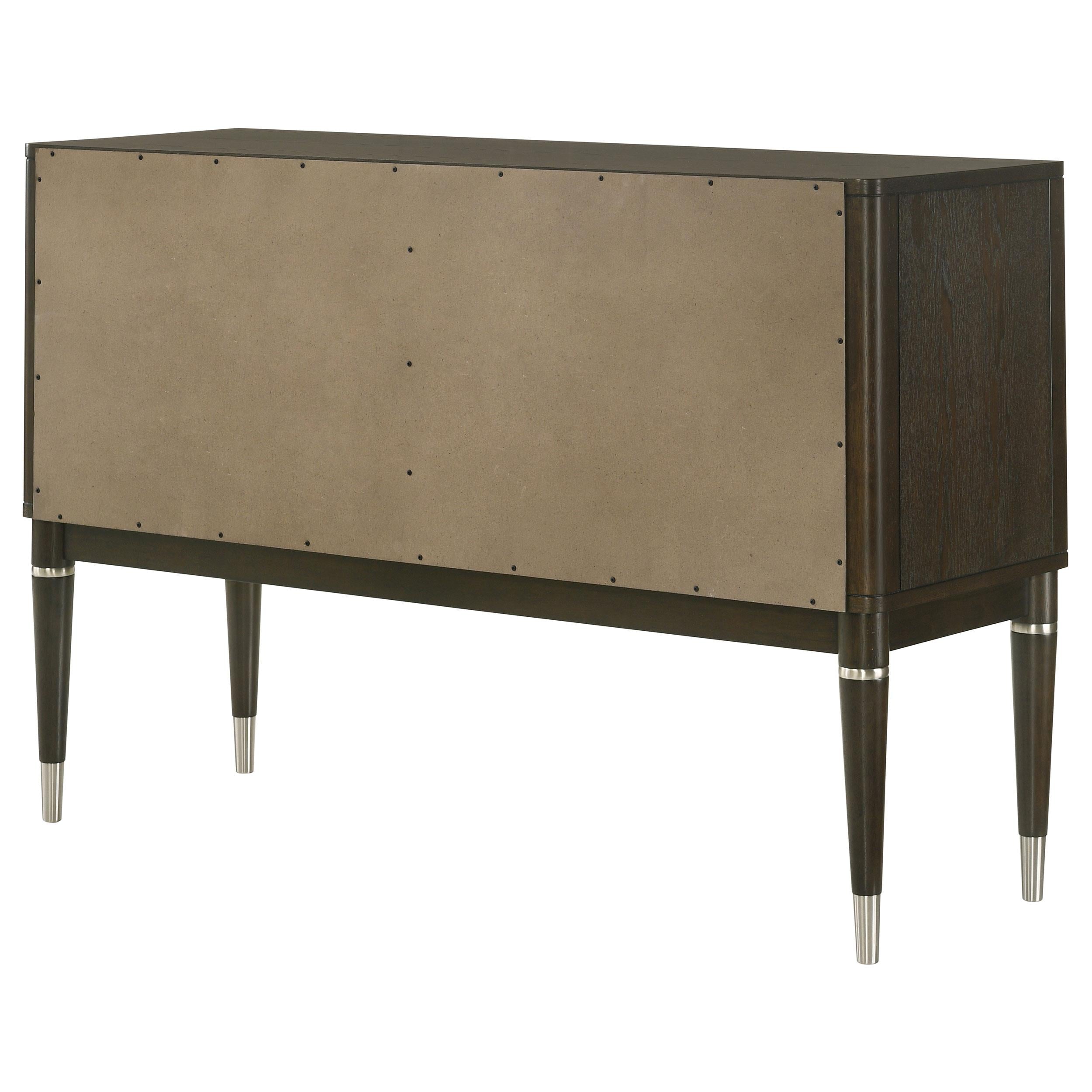  Coaster Furniture Reseda 193675 4-door Dining Sideboard Server with Shelves - Ash Brown IMAGE 3
