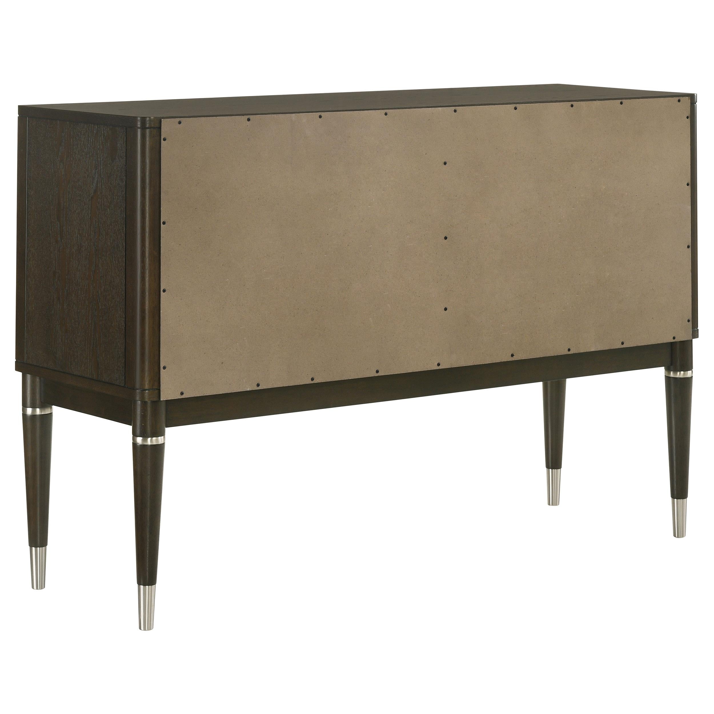  Coaster Furniture Reseda 193675 4-door Dining Sideboard Server with Shelves - Ash Brown IMAGE 9