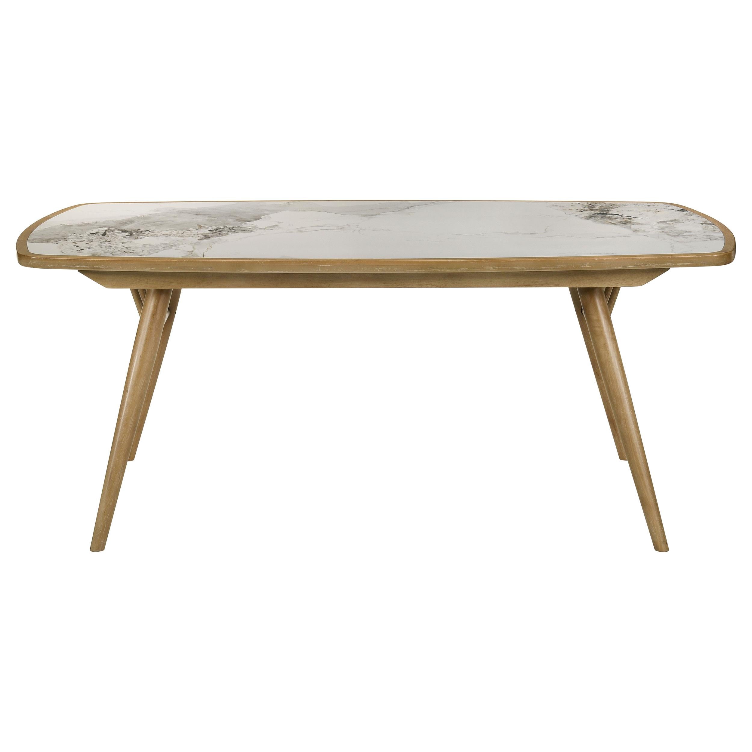  Coaster Furniture Croyden 193731 73-inch Rectangular Dining Table - Weathered Natural IMAGE 7