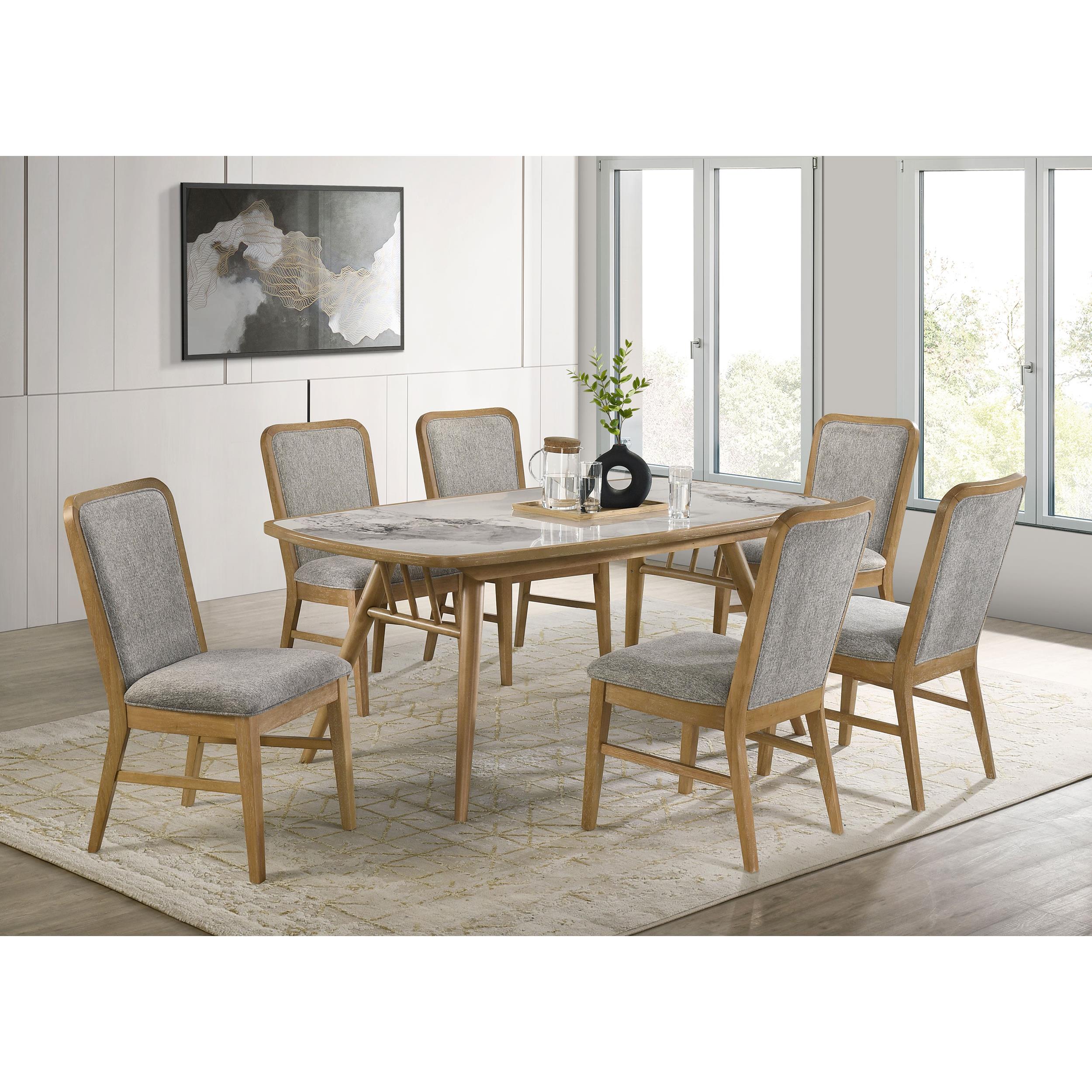  Coaster Furniture Croyden 193732 Set of 2 Dining Side Chair - Weathered Natural IMAGE 13
