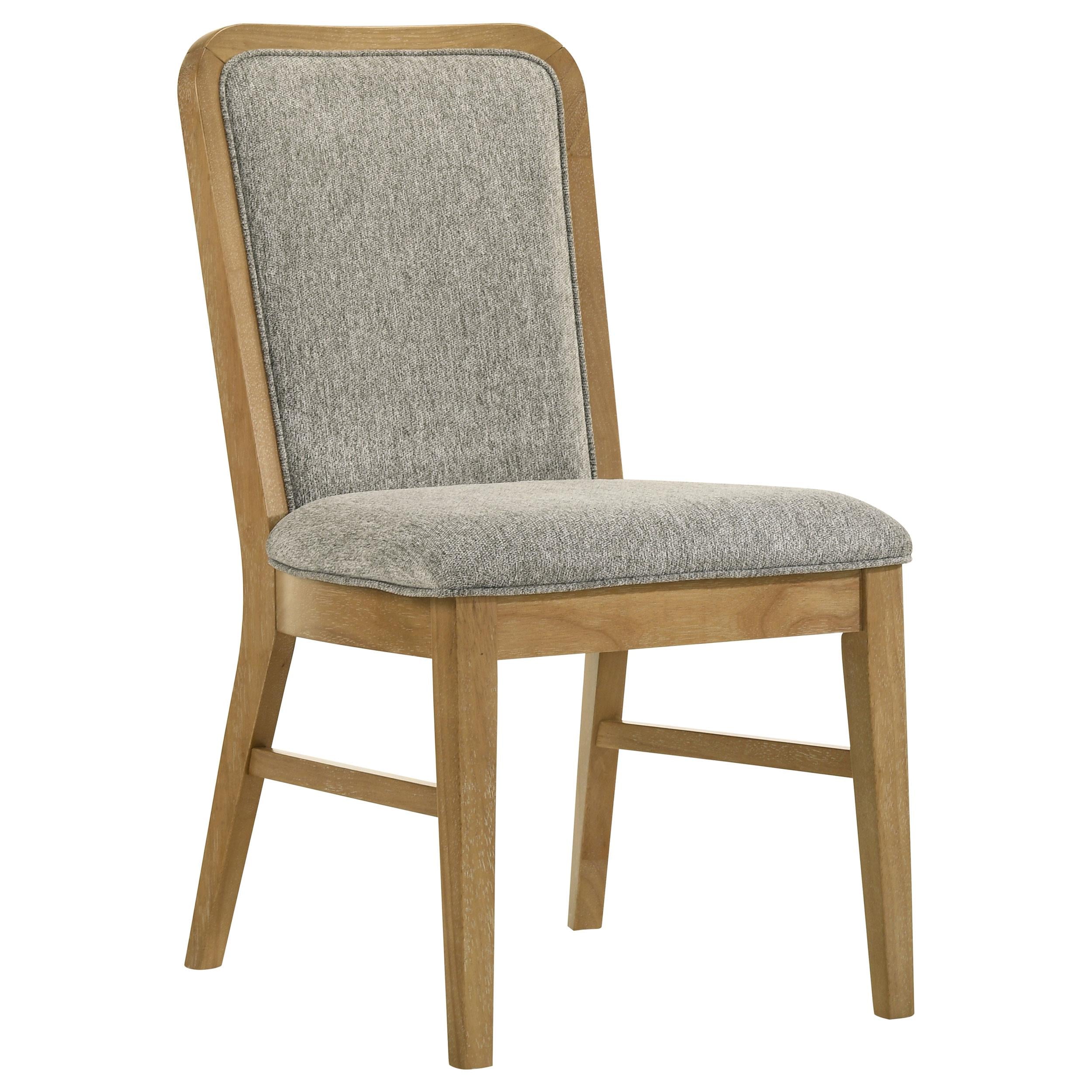  Coaster Furniture Croyden 193732 Set of 2 Dining Side Chair - Weathered Natural IMAGE 5