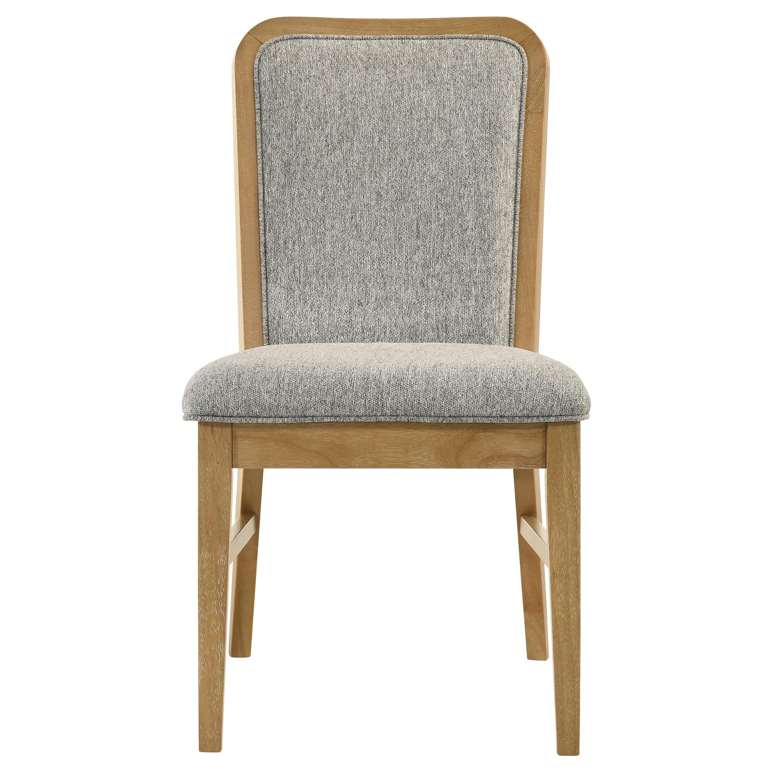  Coaster Furniture Croyden 193732 Set of 2 Dining Side Chair - Weathered Natural IMAGE 6
