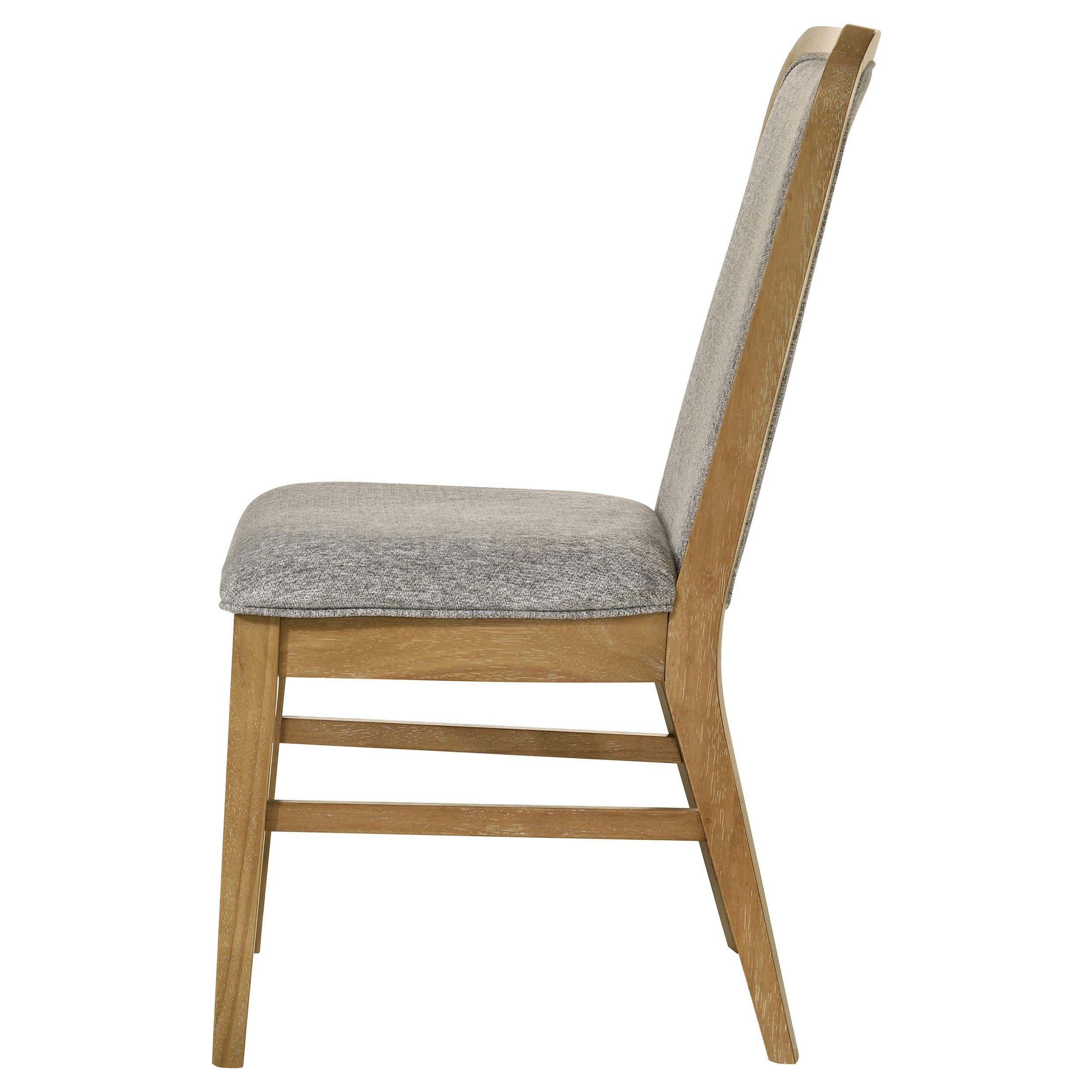 Coaster Furniture Croyden 193732 Set of 2 Dining Side Chair - Weathered Natural IMAGE 7