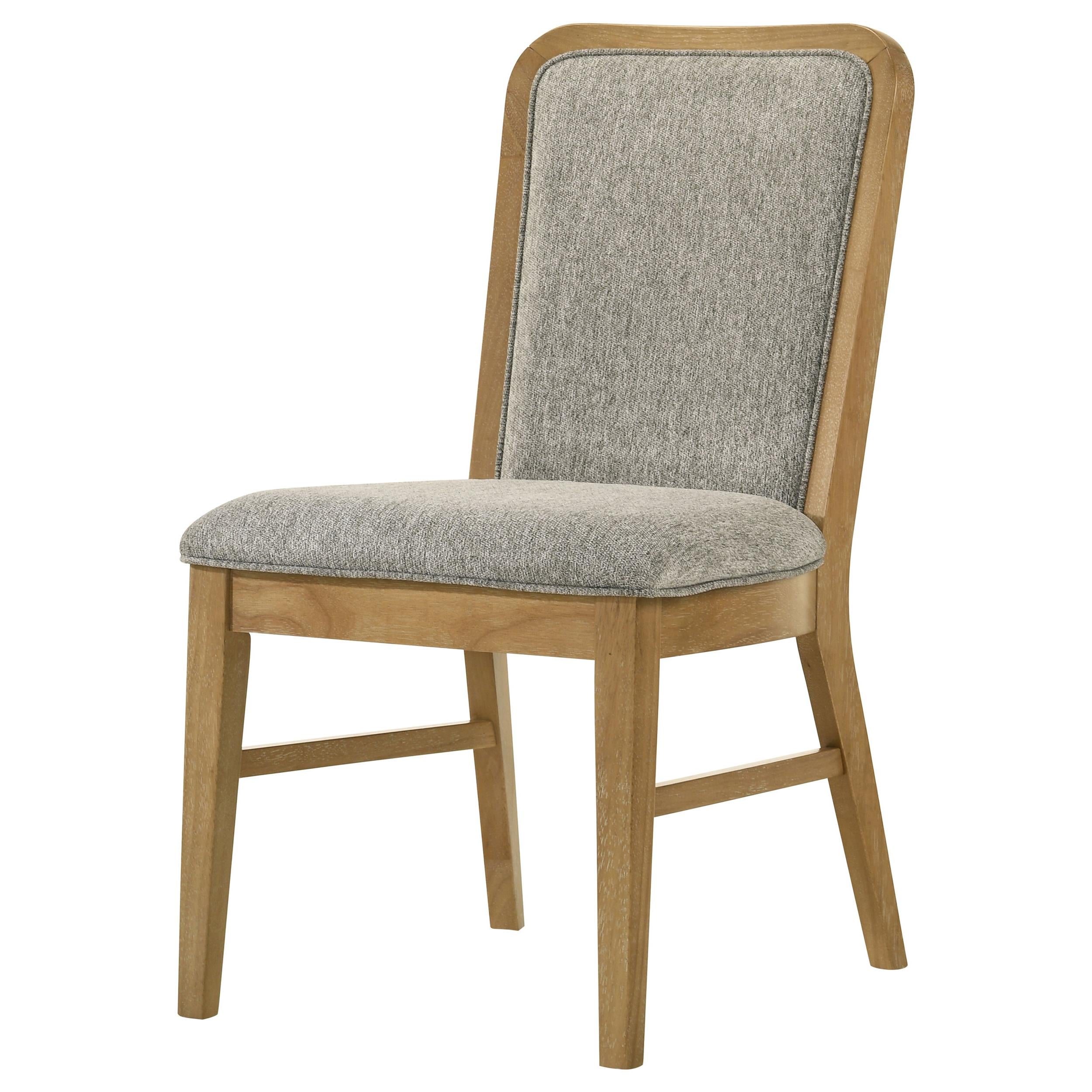  Coaster Furniture Croyden 193732 Set of 2 Dining Side Chair - Weathered Natural IMAGE 8