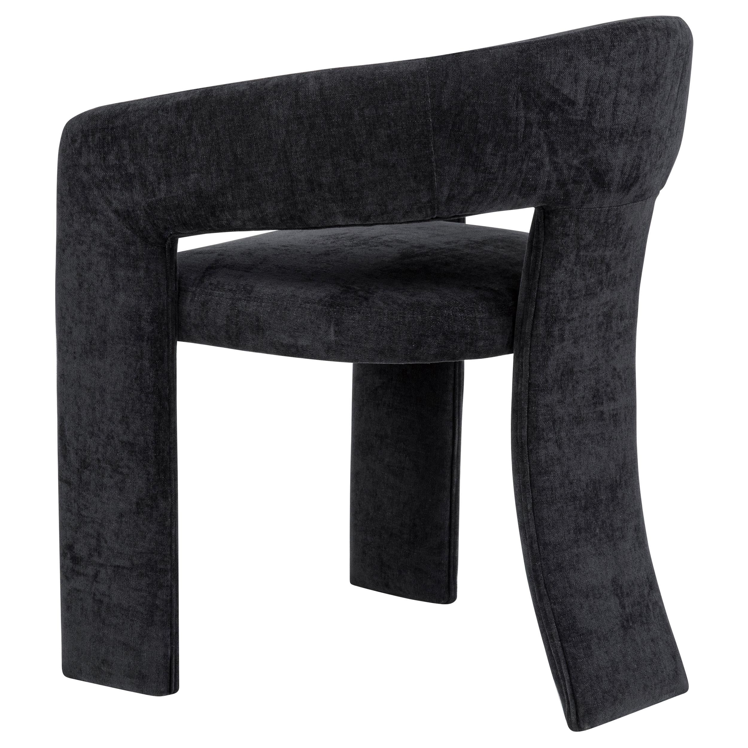  Coaster Furniture Carlow 193813BLK Set of 2 Upholstered Dining Arm Chair - Black IMAGE 8