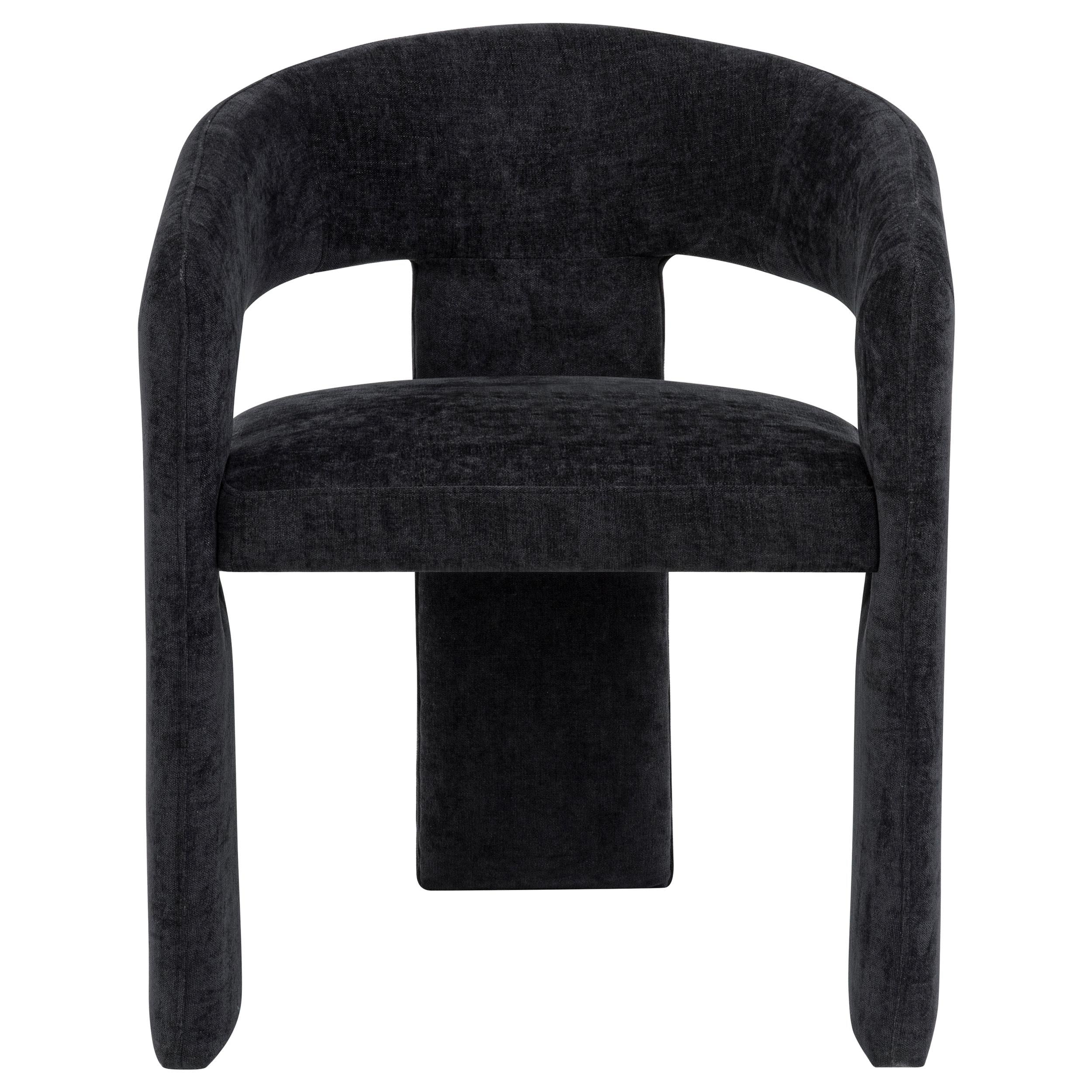  Coaster Furniture Carlow 193813BLK Set of 2 Upholstered Dining Arm Chair - Black IMAGE 9