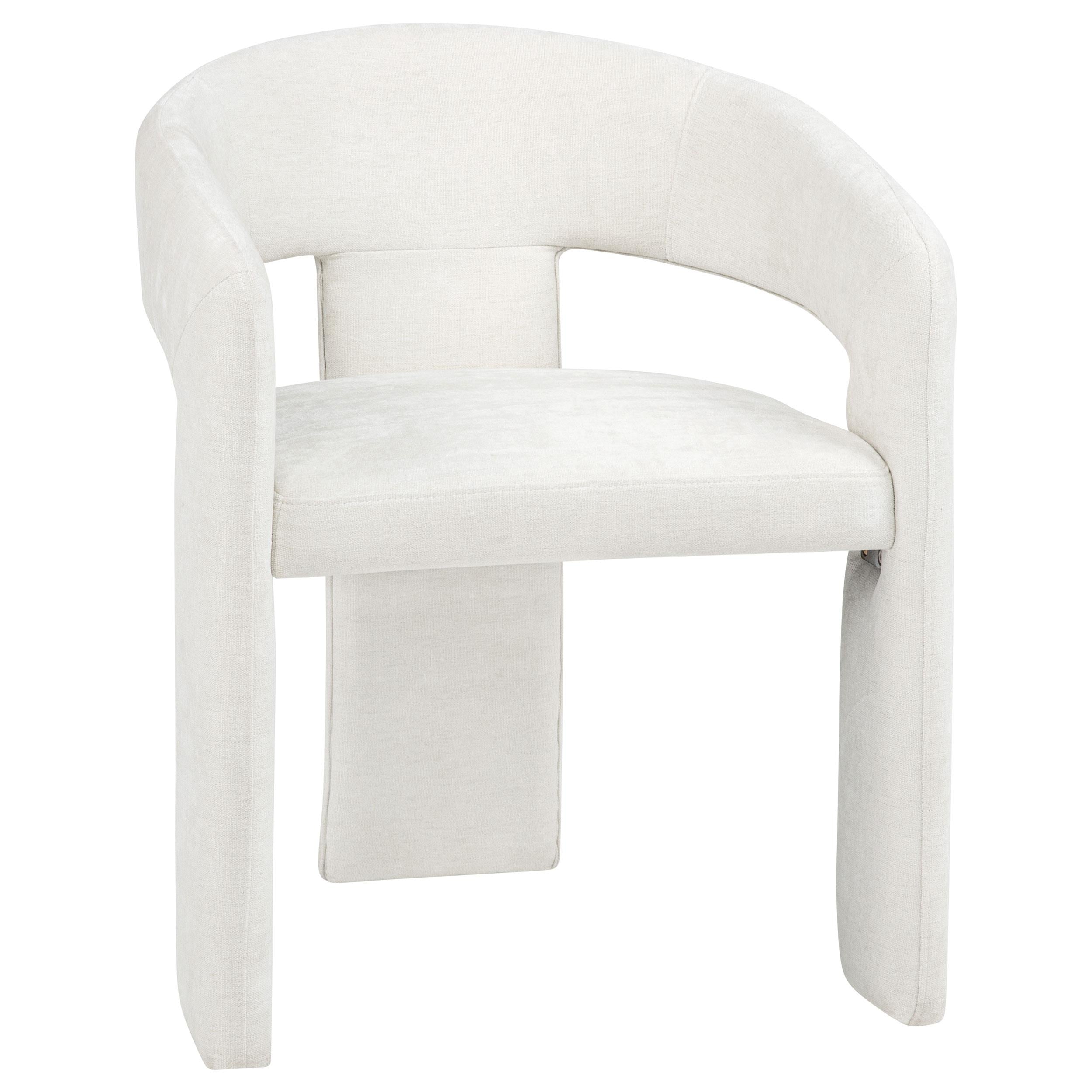  Coaster Furniture Carlow 193813WHT Set of 2 Upholstered Dining Arm Chair - White IMAGE 5