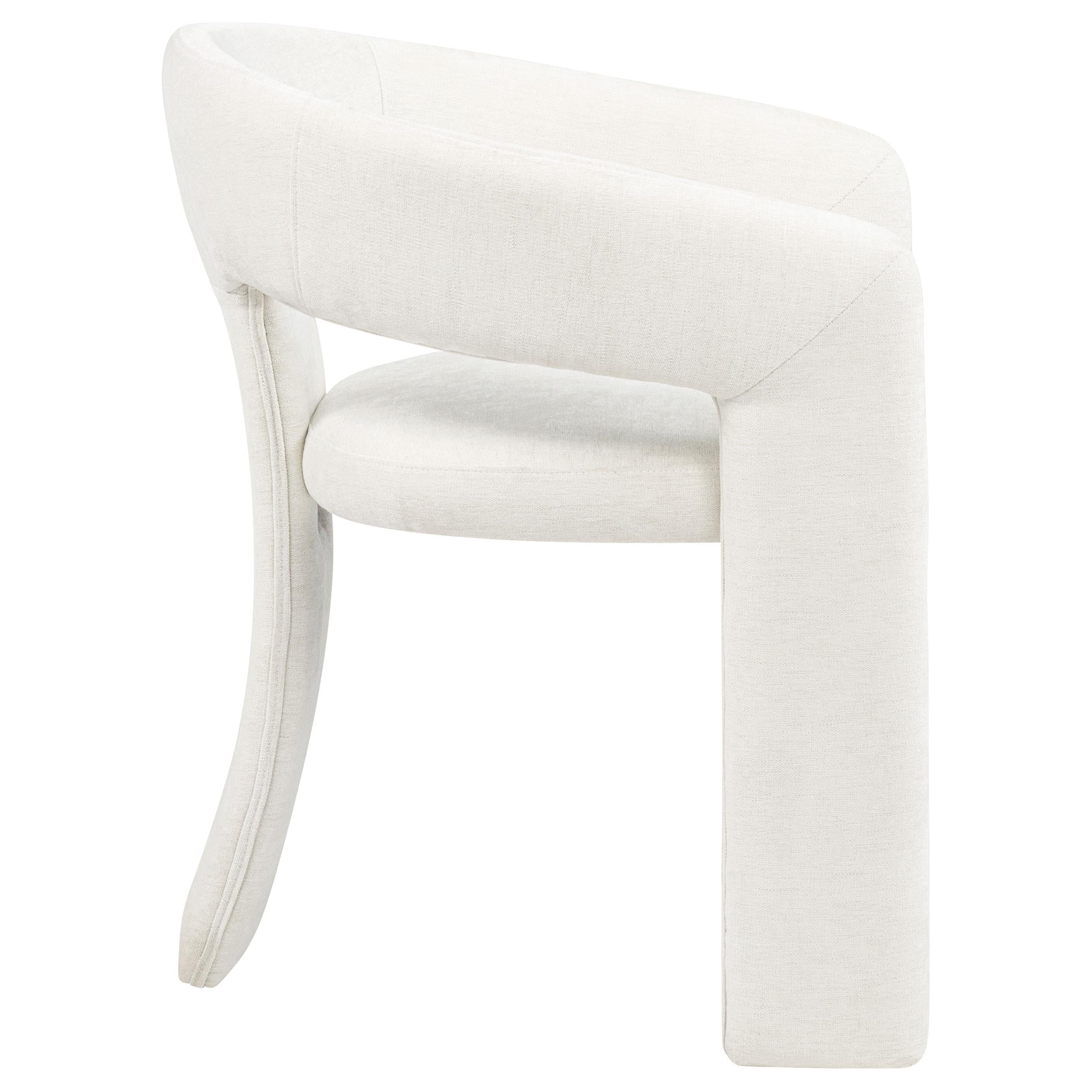  Coaster Furniture Carlow 193813WHT Set of 2 Upholstered Dining Arm Chair - White IMAGE 7