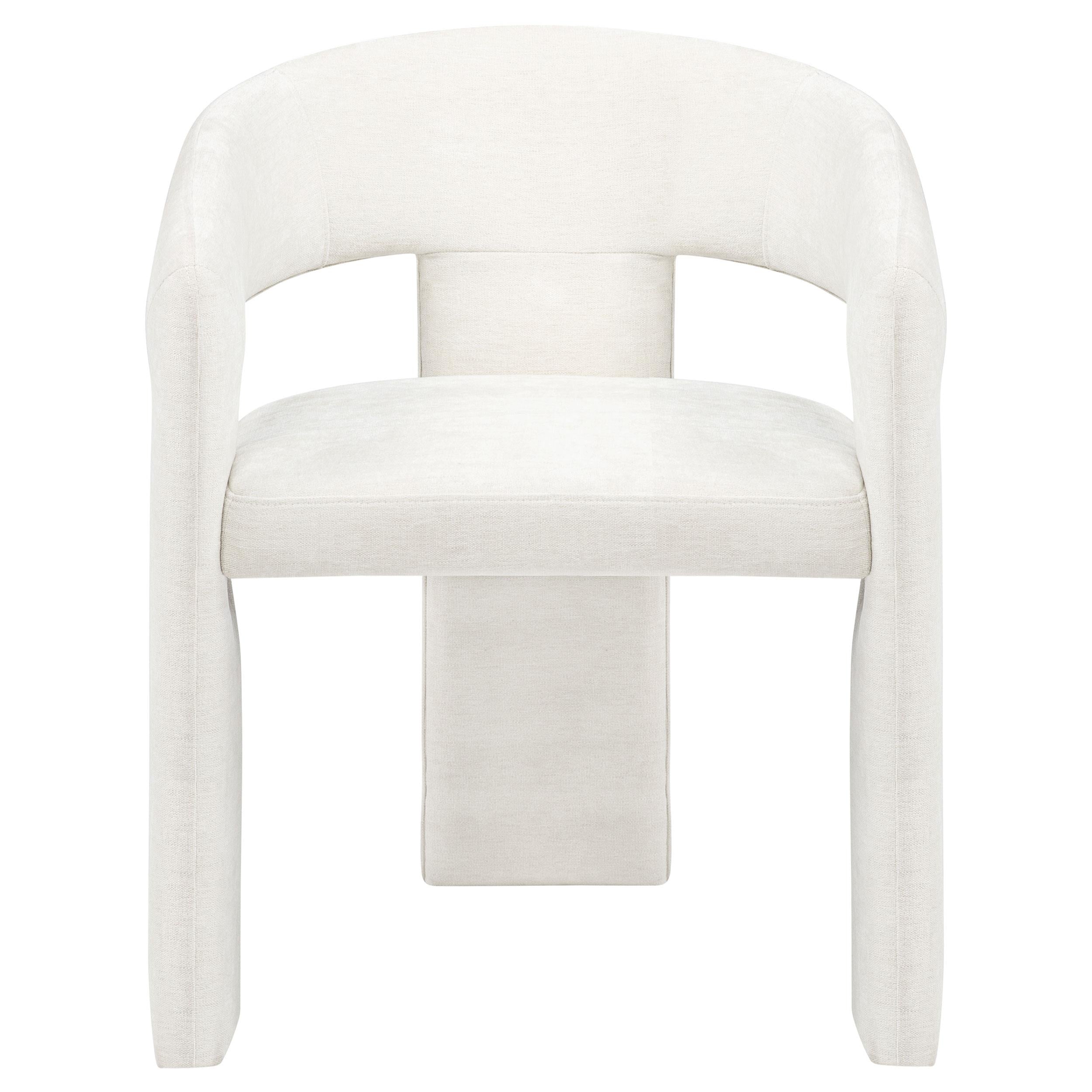  Coaster Furniture Carlow 193813WHT Set of 2 Upholstered Dining Arm Chair - White IMAGE 8