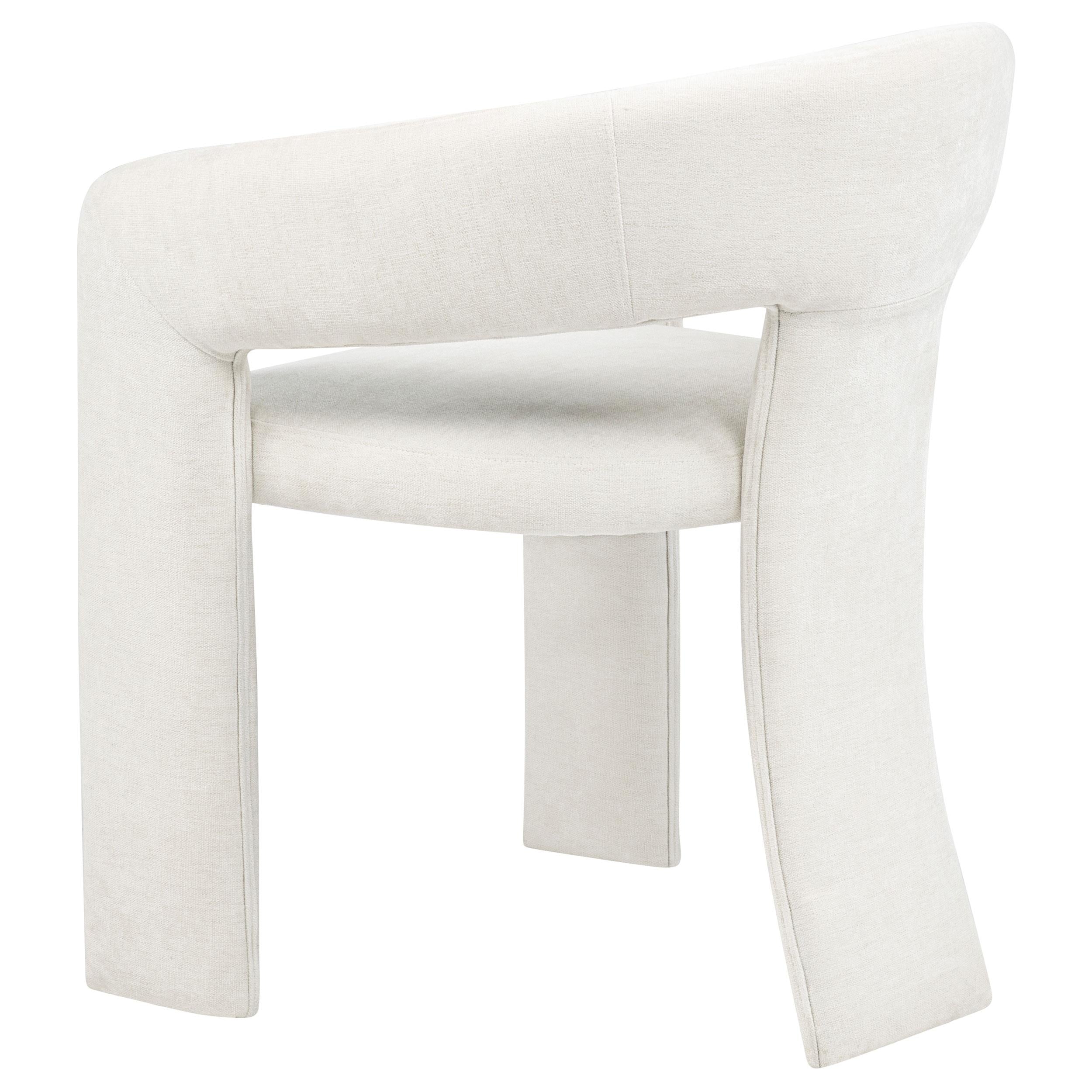  Coaster Furniture Carlow 193813WHT Set of 2 Upholstered Dining Arm Chair - White IMAGE 9