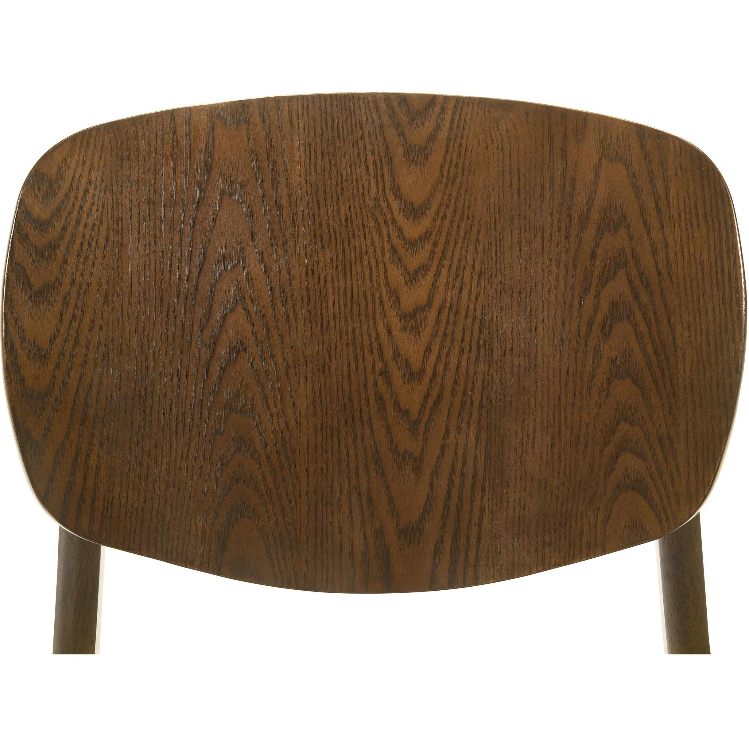  Coaster Furniture Benford 193832 Set of 2 Dining Side Chair Wood Seat - Dark Brown IMAGE 10