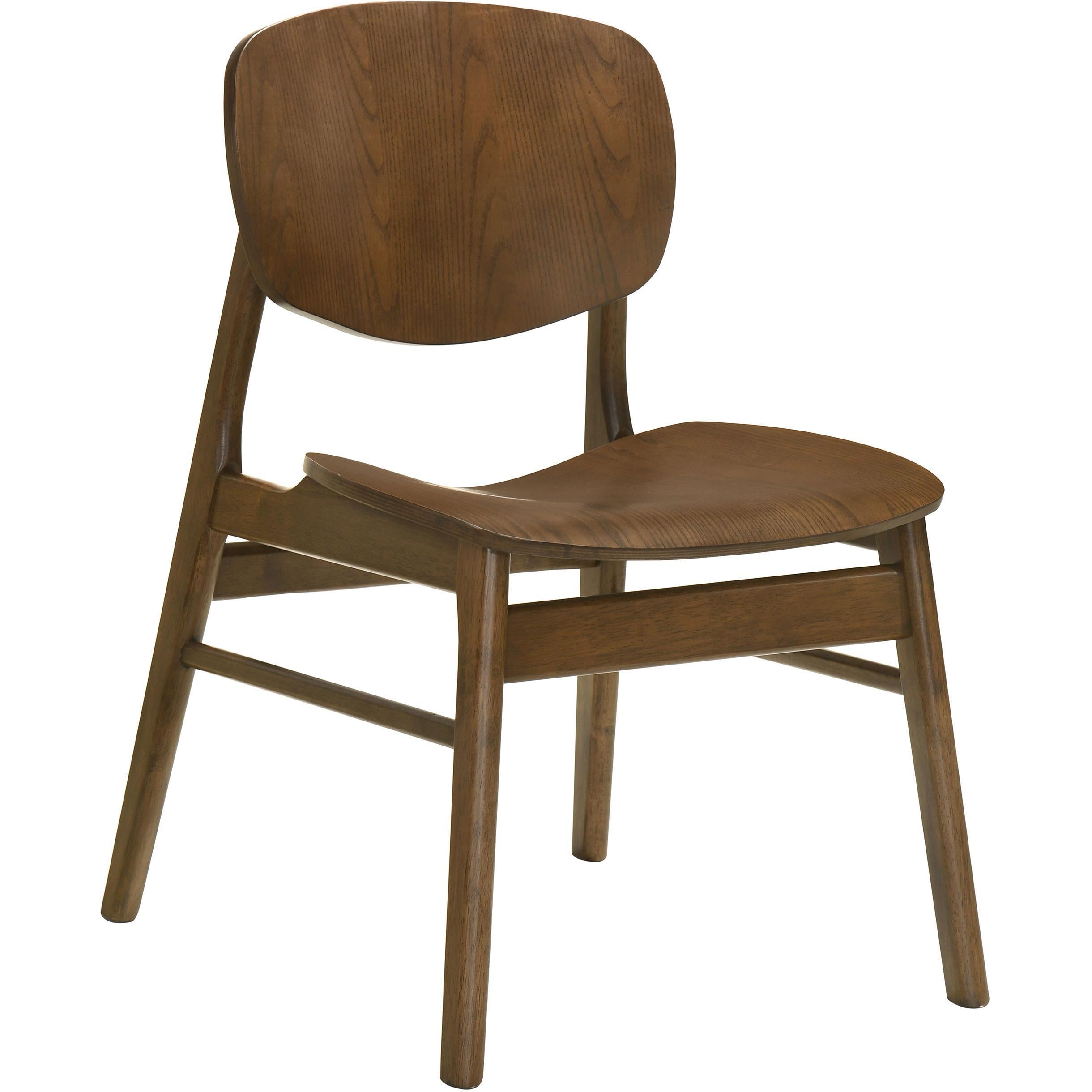  Coaster Furniture Benford 193832 Set of 2 Dining Side Chair Wood Seat - Dark Brown IMAGE 3