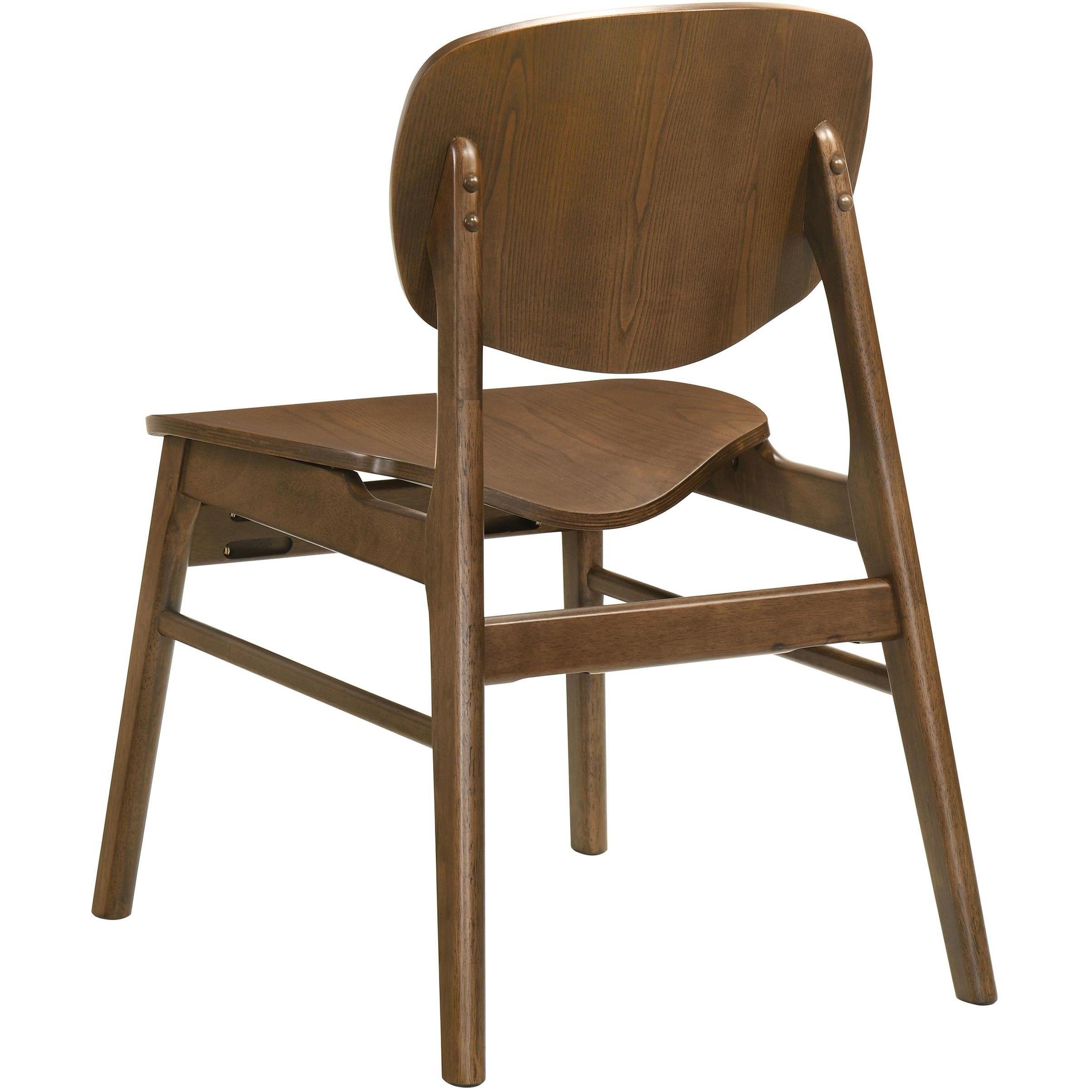  Coaster Furniture Benford 193832 Set of 2 Dining Side Chair Wood Seat - Dark Brown IMAGE 7