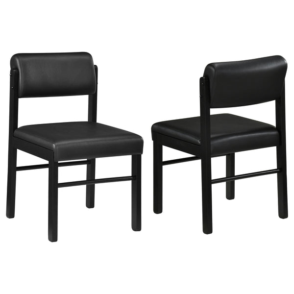 Coaster Furniture Kehoe 193922BLK Set of 2 Upholstered Dining Side Chair - Black