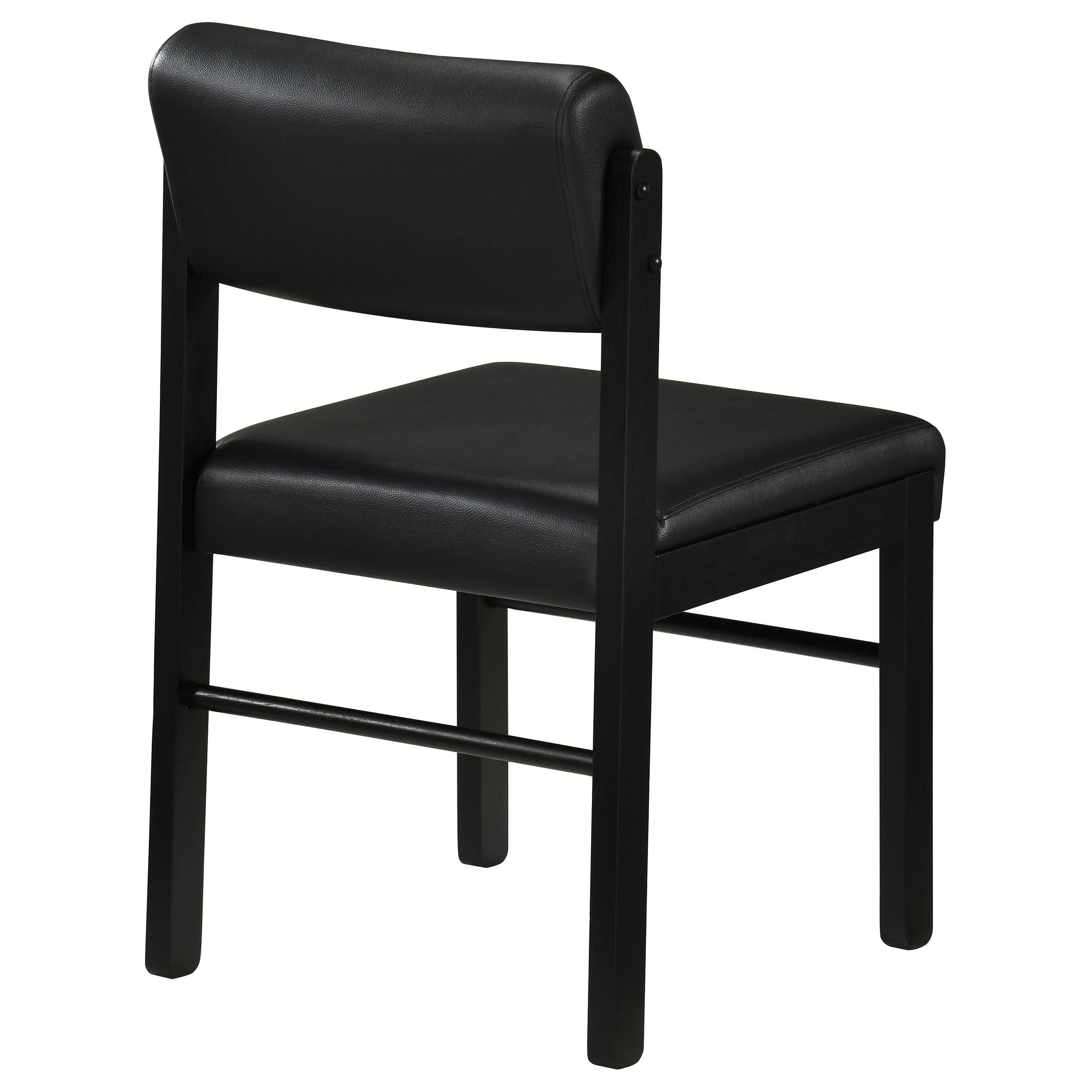  Coaster Furniture Kehoe 193922BLK Set of 2 Upholstered Dining Side Chair - Black IMAGE 7