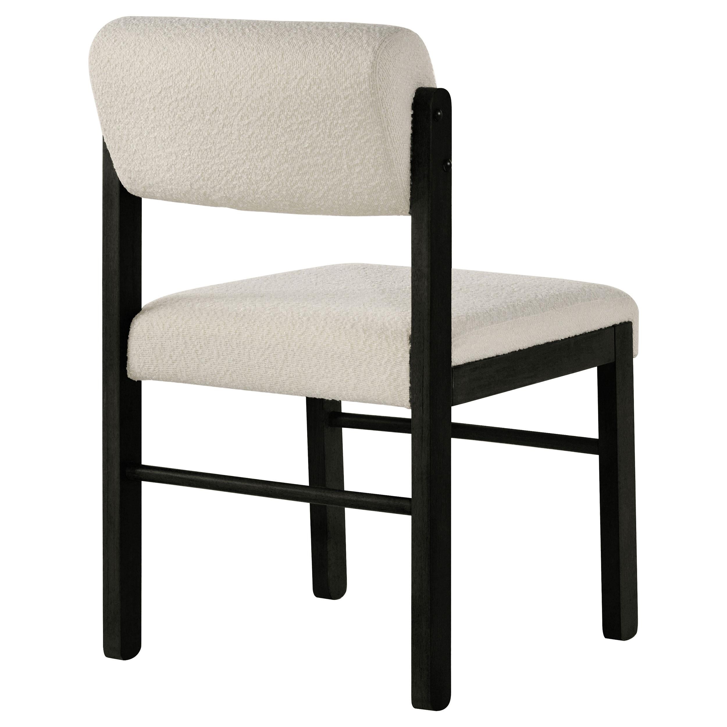  Coaster Furniture Kehoe 193932BLK Set of 2 Upholstered Dining Side Chair - Cream/Black IMAGE 6