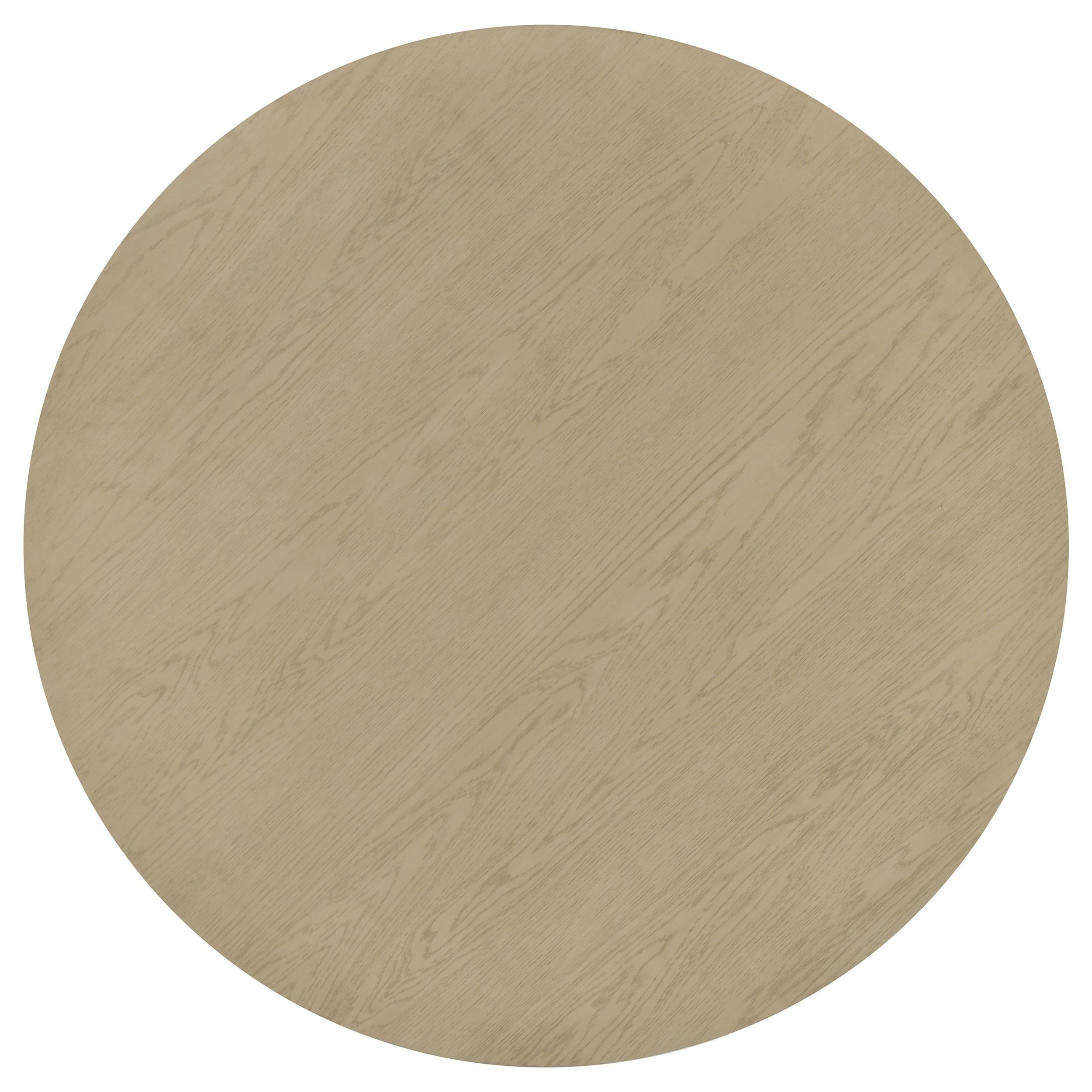  Coaster Furniture Strouse 193940NAT 47-inch Round Wood Dining Room Table - Natural Oak IMAGE 2