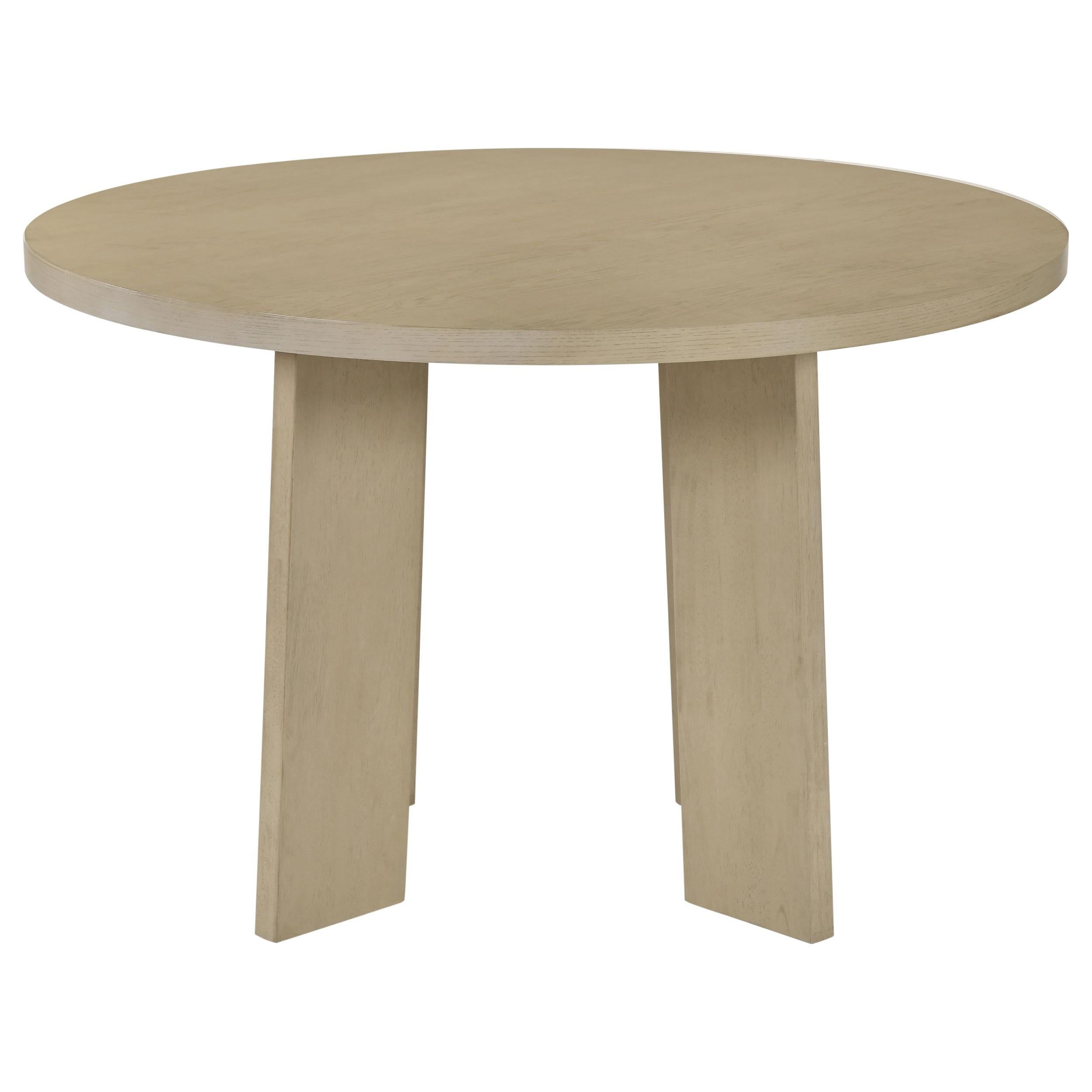  Coaster Furniture Strouse 193940NAT 47-inch Round Wood Dining Room Table - Natural Oak IMAGE 9