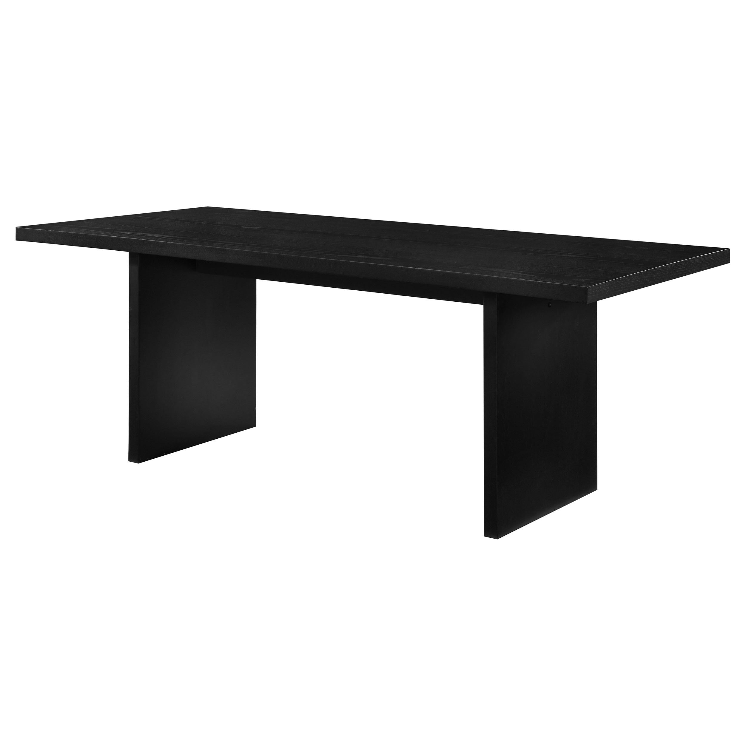  Coaster Furniture Decker 193951BLK 82-inch Rectangular Wood Dining Table - Black IMAGE 7