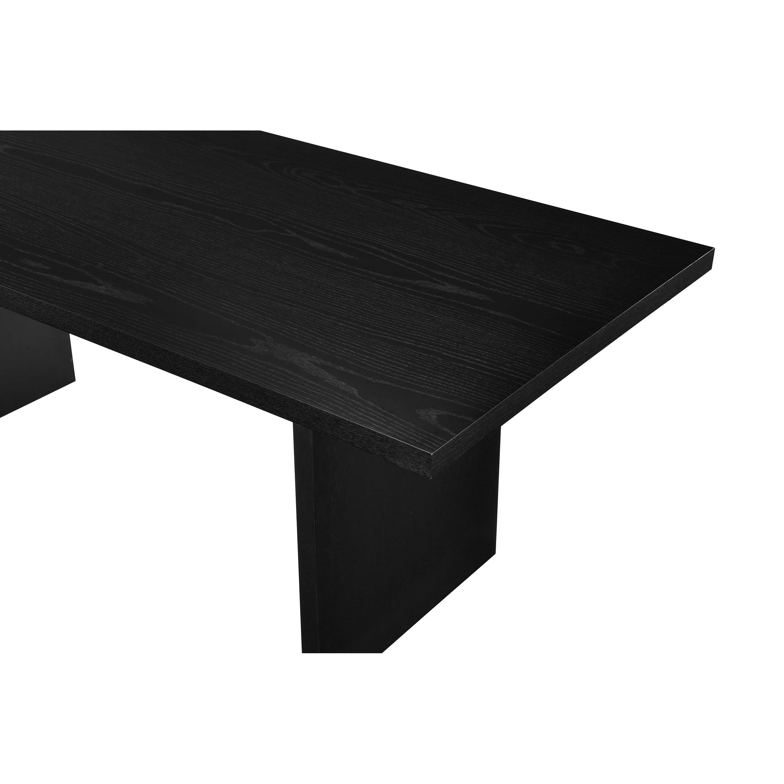  Coaster Furniture Decker 193951BLK 82-inch Rectangular Wood Dining Table - Black IMAGE 8