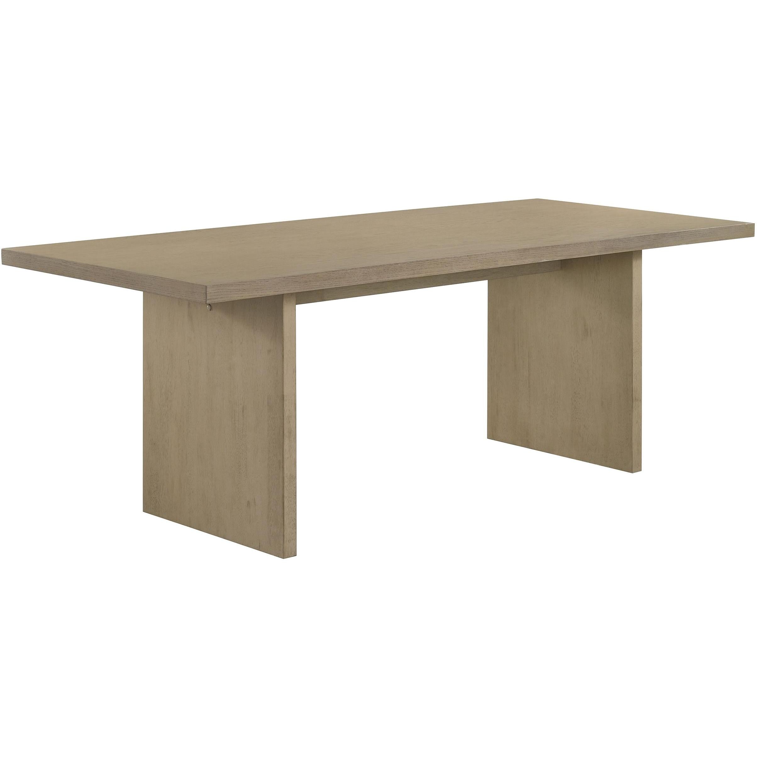  Coaster Furniture Decker 193951NAT 82-inch Rectangular Wood Dining Table - Natural Oak IMAGE 1