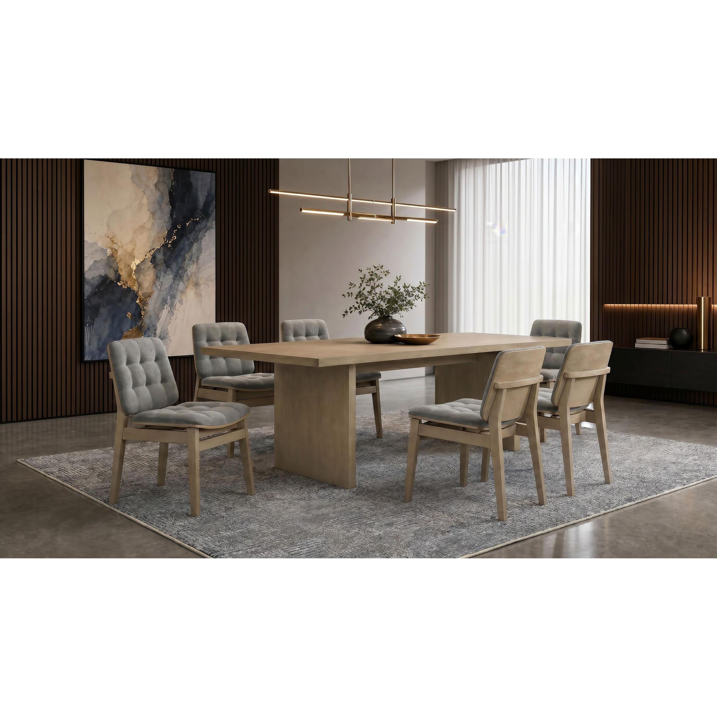  Coaster Furniture Decker 193951NAT 82-inch Rectangular Wood Dining Table - Natural Oak IMAGE 15