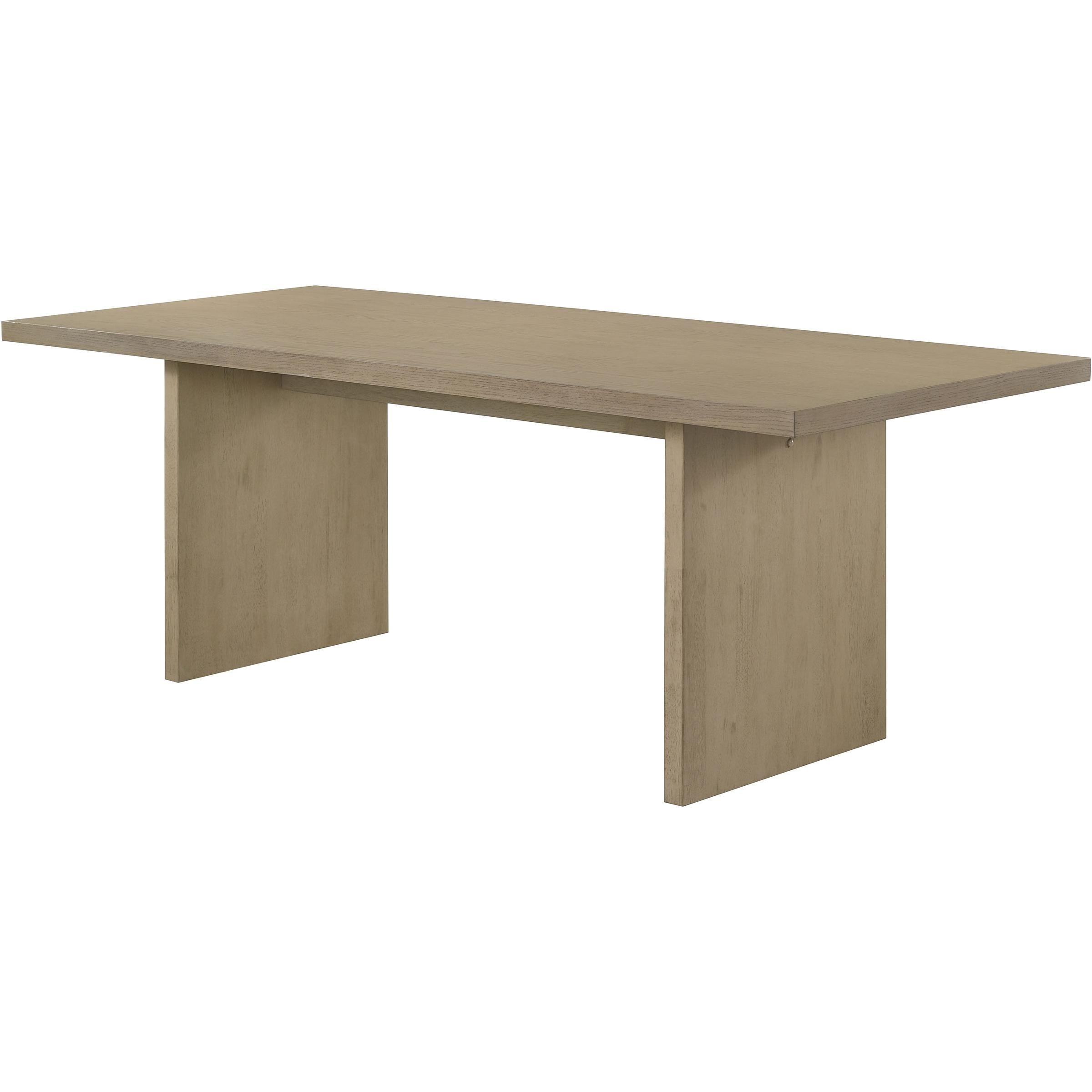  Coaster Furniture Decker 193951NAT 82-inch Rectangular Wood Dining Table - Natural Oak IMAGE 4