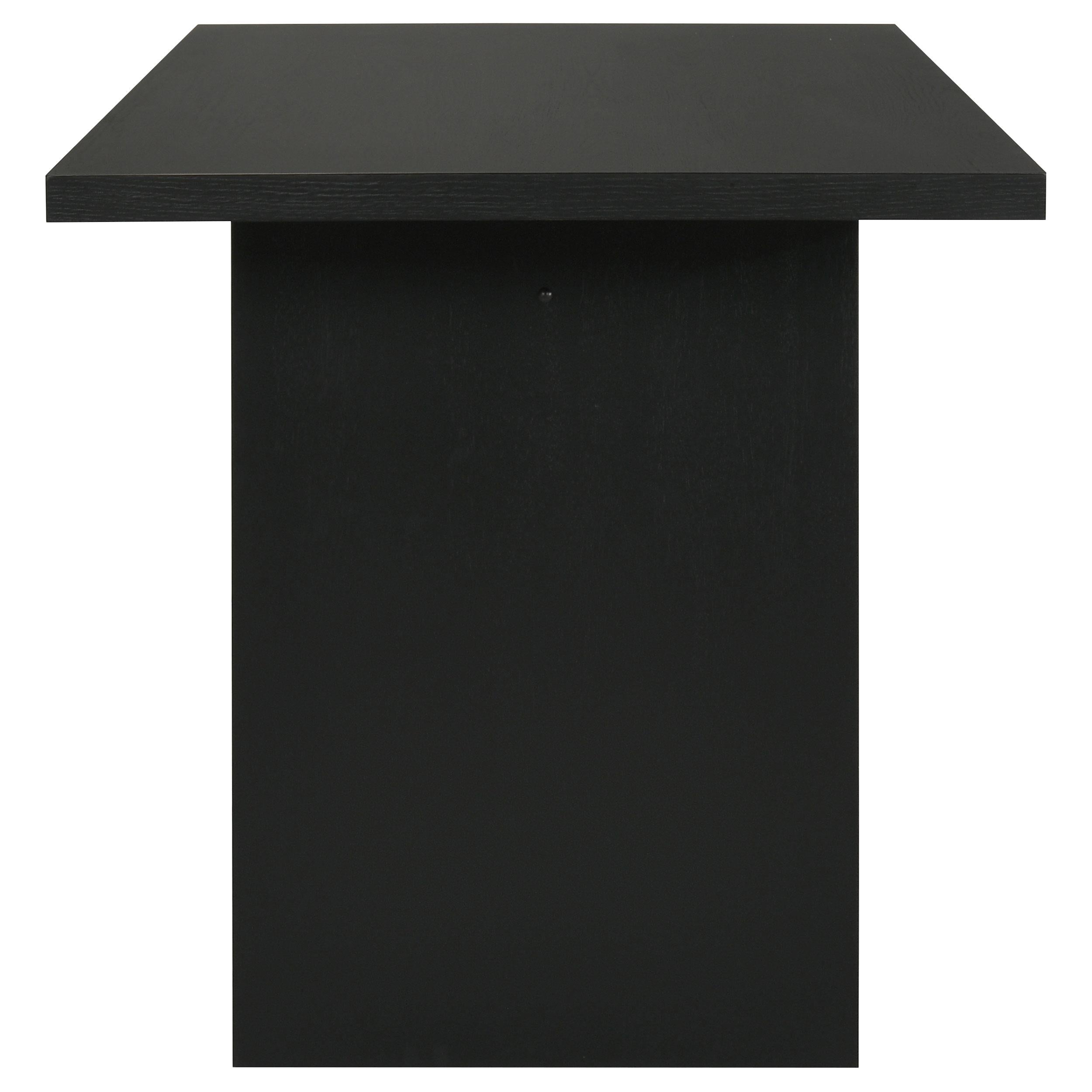  Coaster Furniture Decker 193958BLK 70-inch Rectangular Wood Counter Height Dining Table - Black IMAGE 8