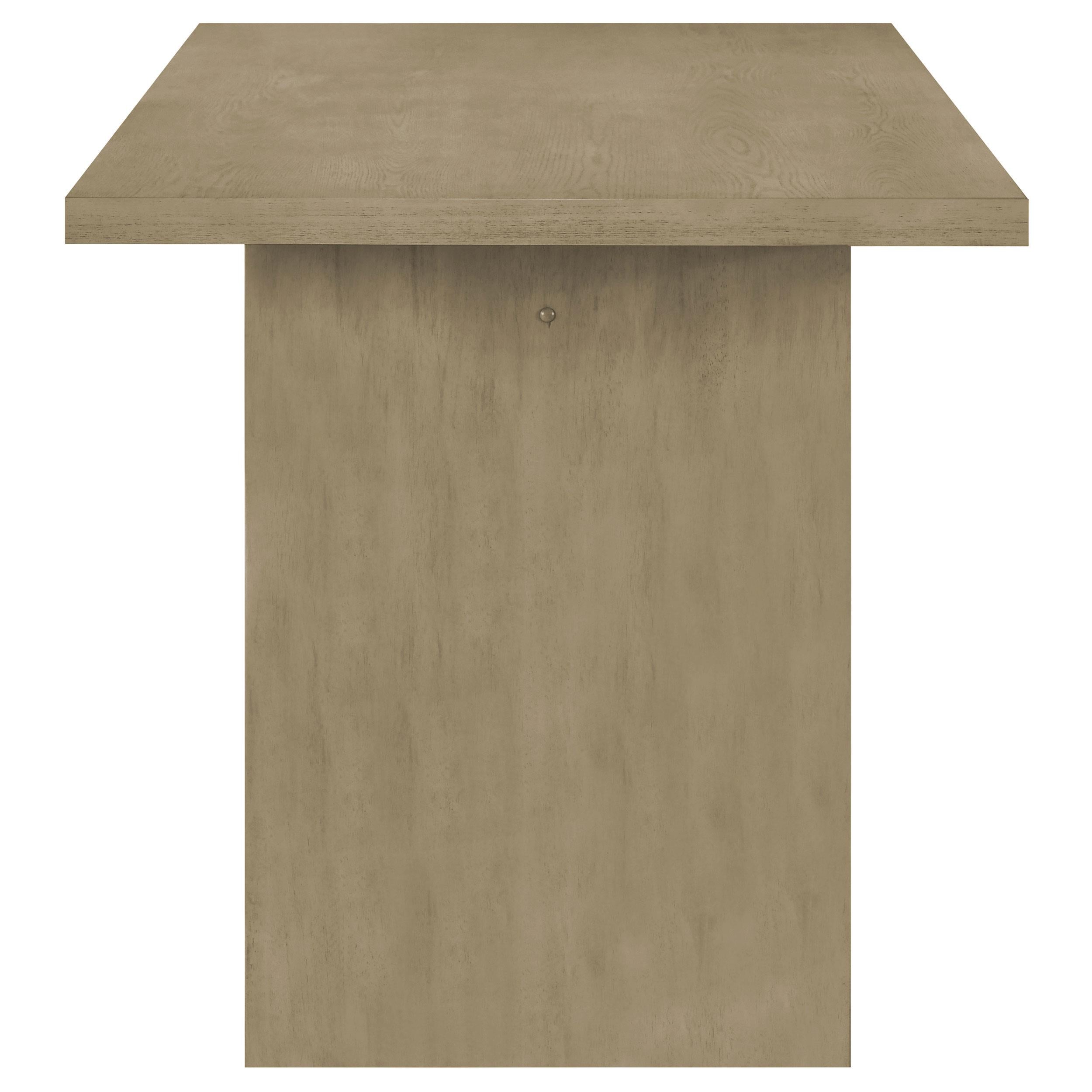  Coaster Furniture Decker 193958NAT 70-inch Rectangular Wood Counter Height Dining Table - Natural Oak IMAGE 2