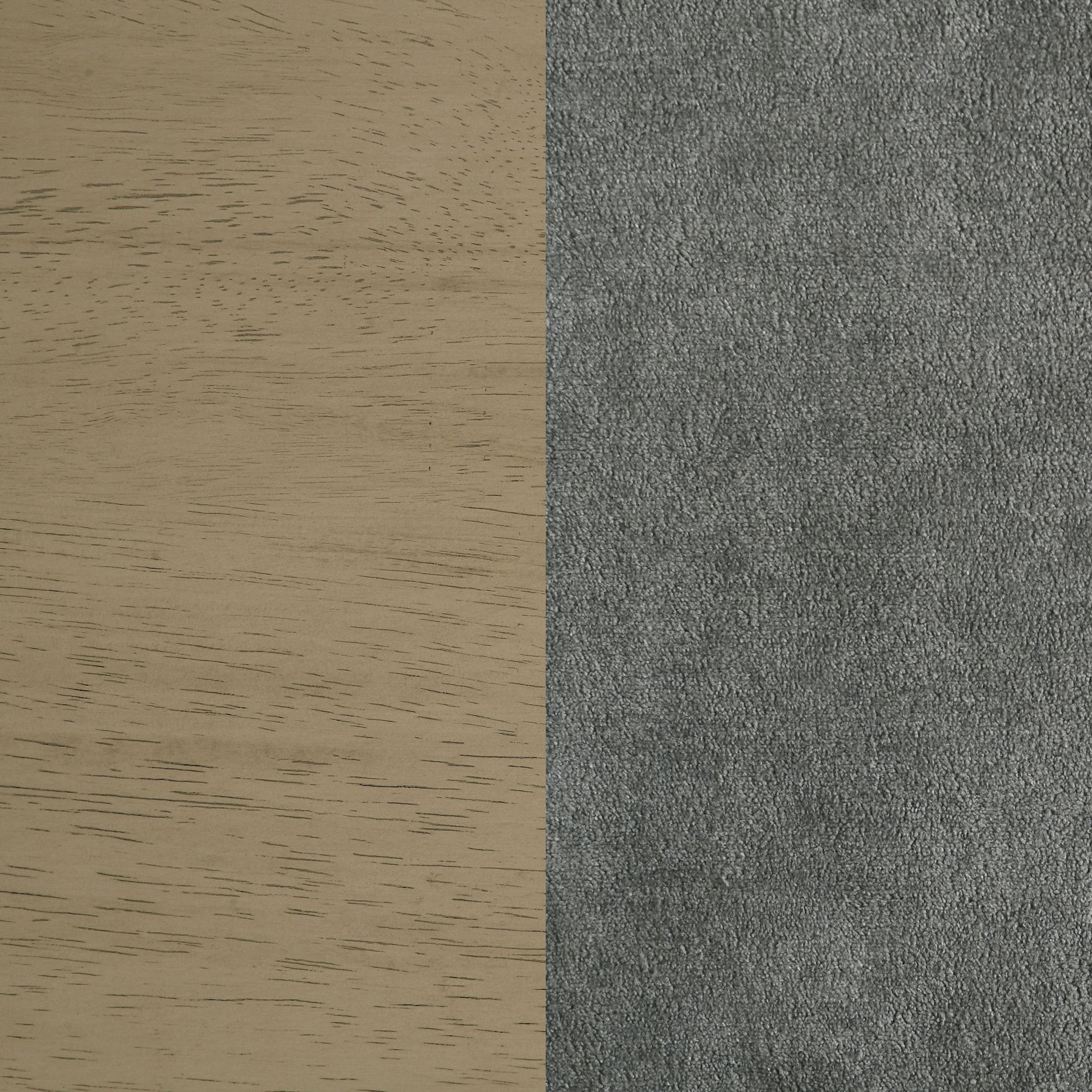  Coaster Furniture Redbridge 193962NAT Set of 2 Velvet Upholstered Side Chair - Grey/Natural Oak IMAGE 12