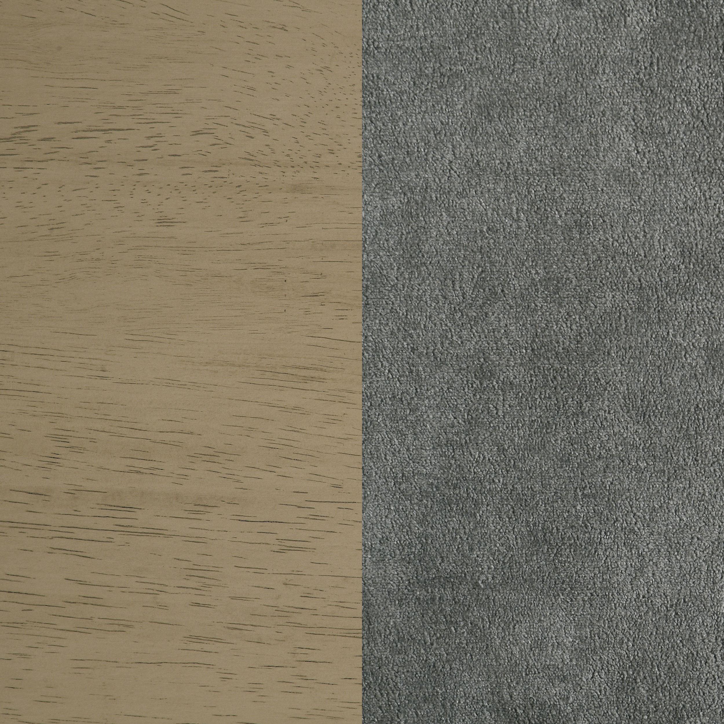  Coaster Furniture Redbridge 193969NAT Set of 2 Velvet Upholstered Counter Chair - Grey/Natural Oak IMAGE 11