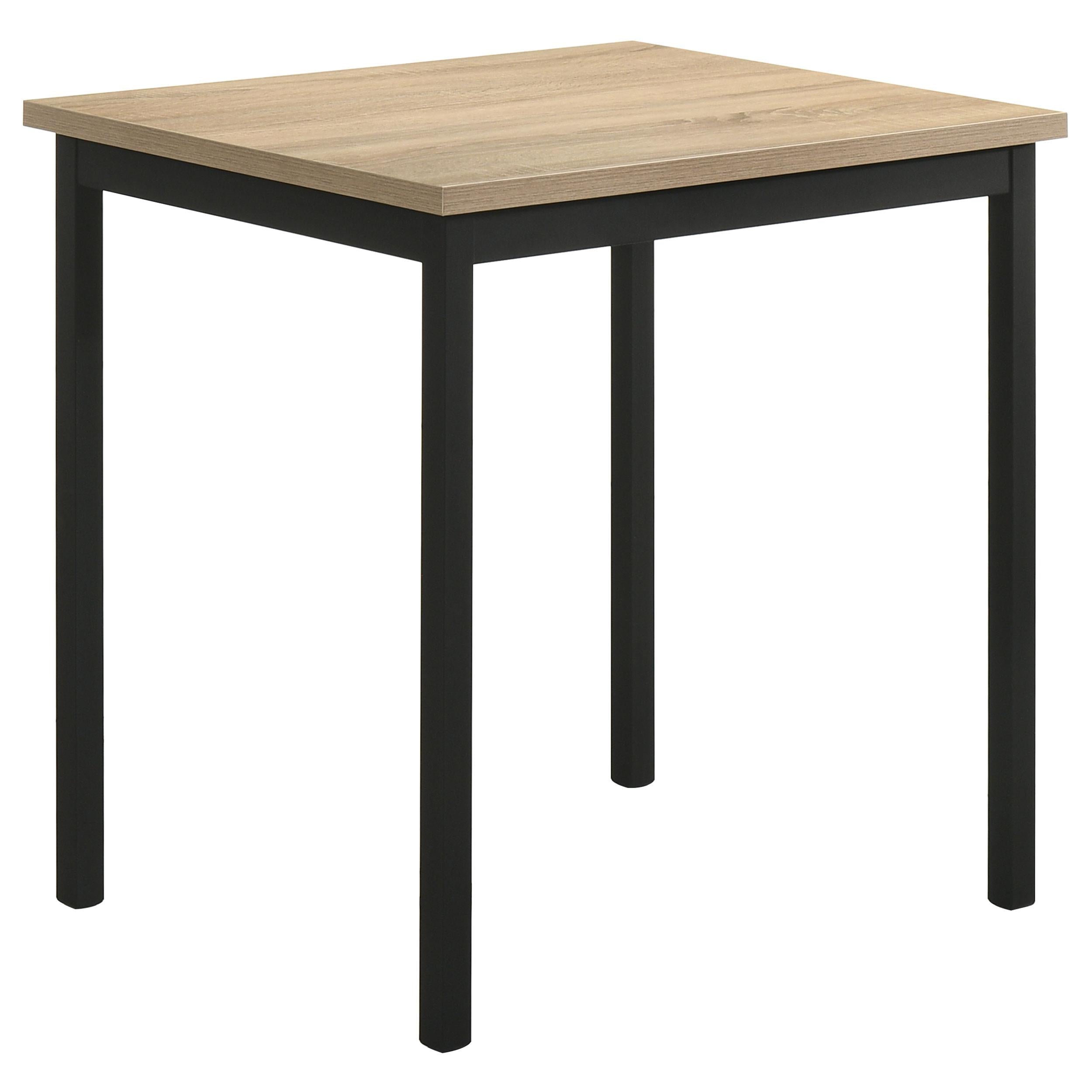  Coaster Furniture Garza 193980 Space Saving Rectangular Dining Table - Greige Oak IMAGE 1